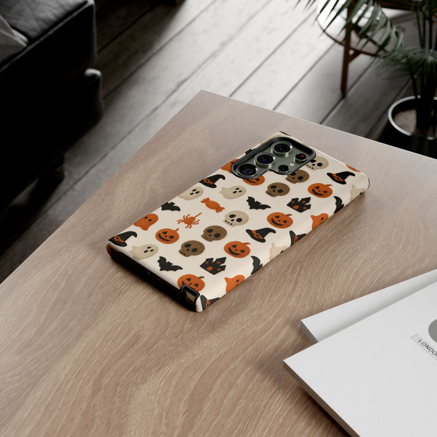 Spooky Pattern Cover-  iPhone Samsung Pixel Case