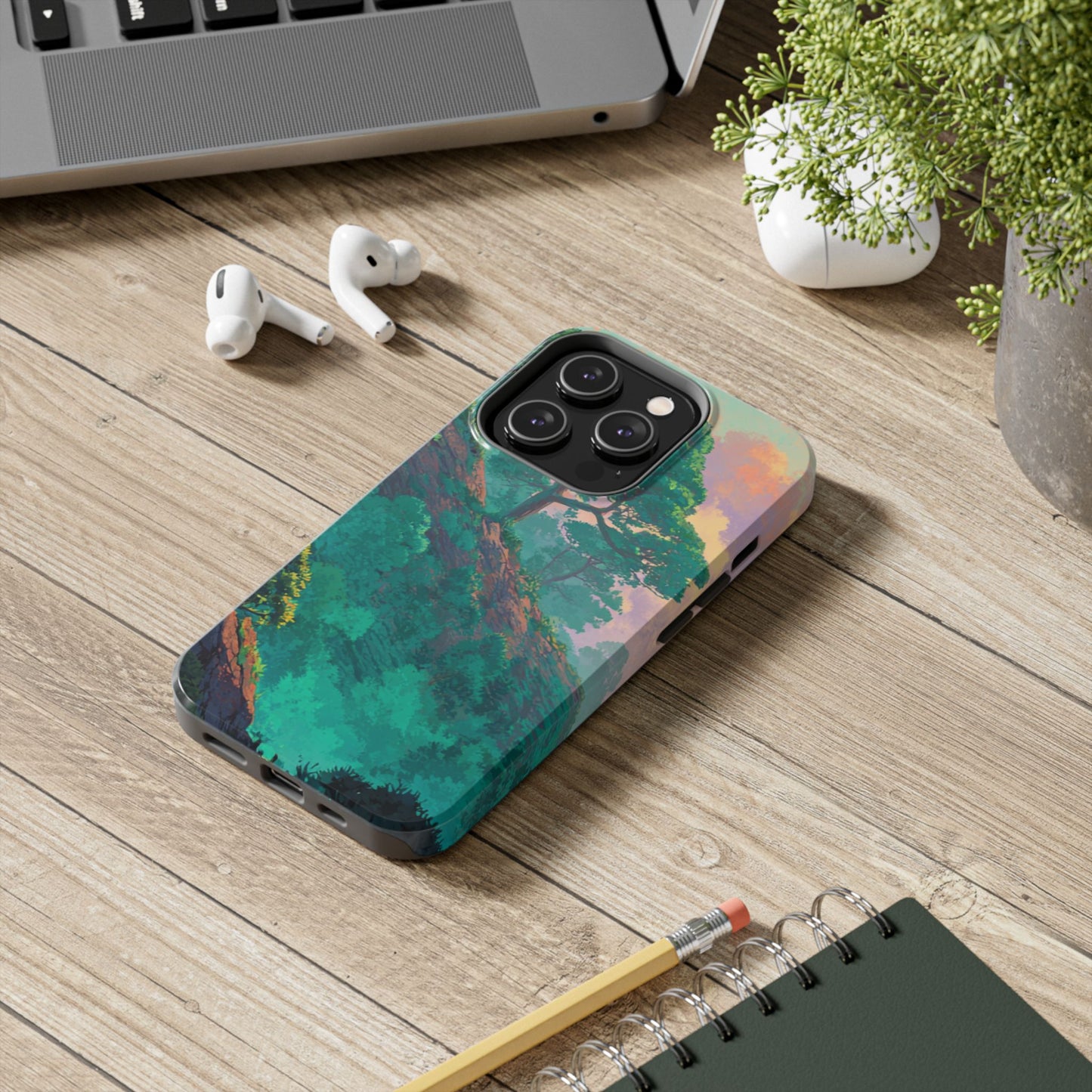 Studio Ghibli Landscape Inspired Phone Case- iPhone, Pixel, Galaxy