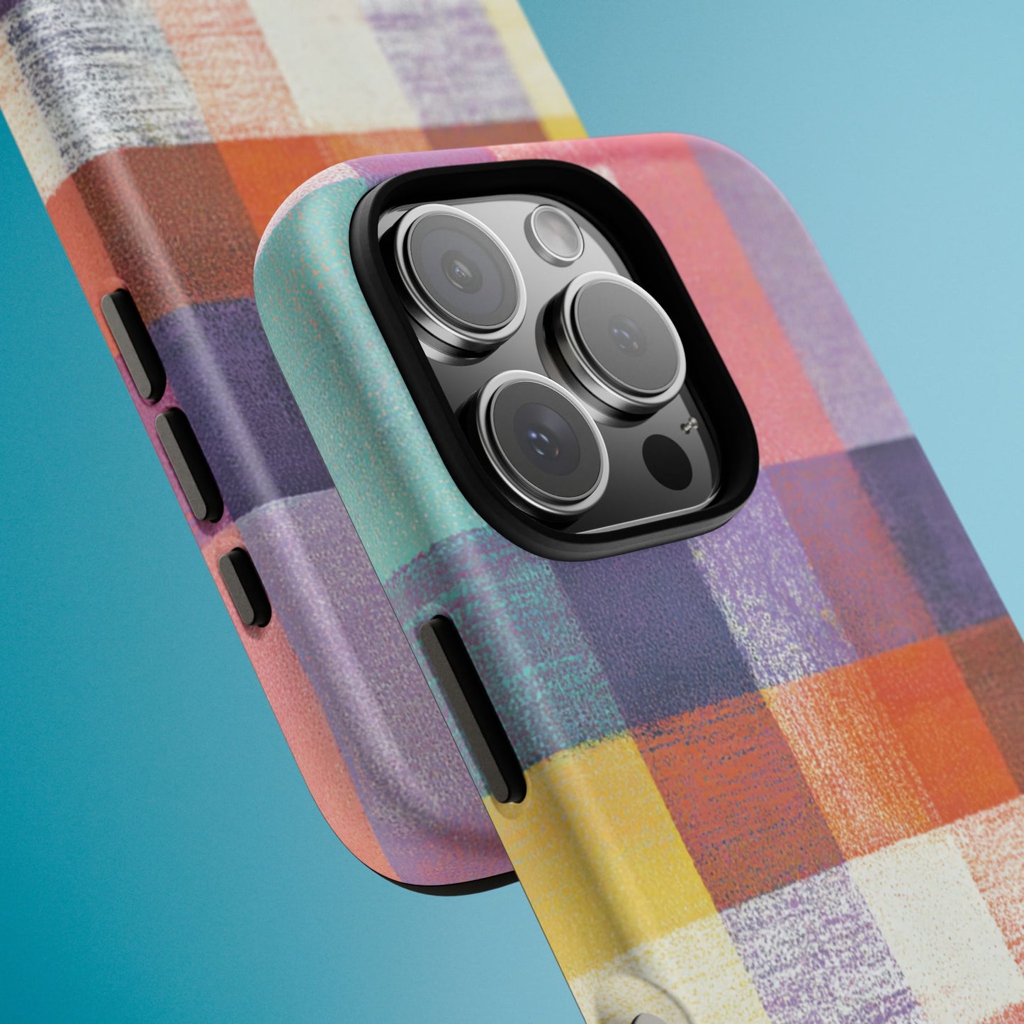 Colorful Plaid Phone Case - iPhone, Galaxy and Pixel Models