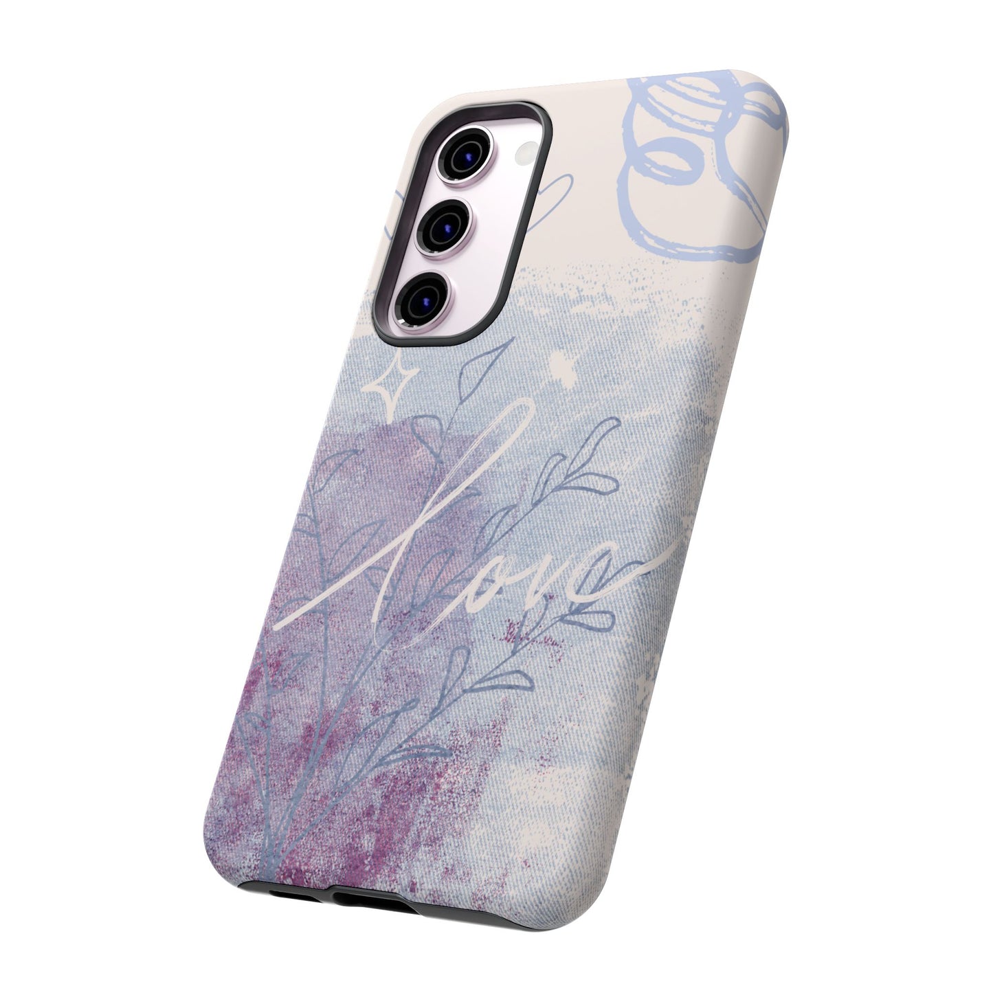 Love Pastel Abstract Phone Case: iPhone, Pixel, Galaxy