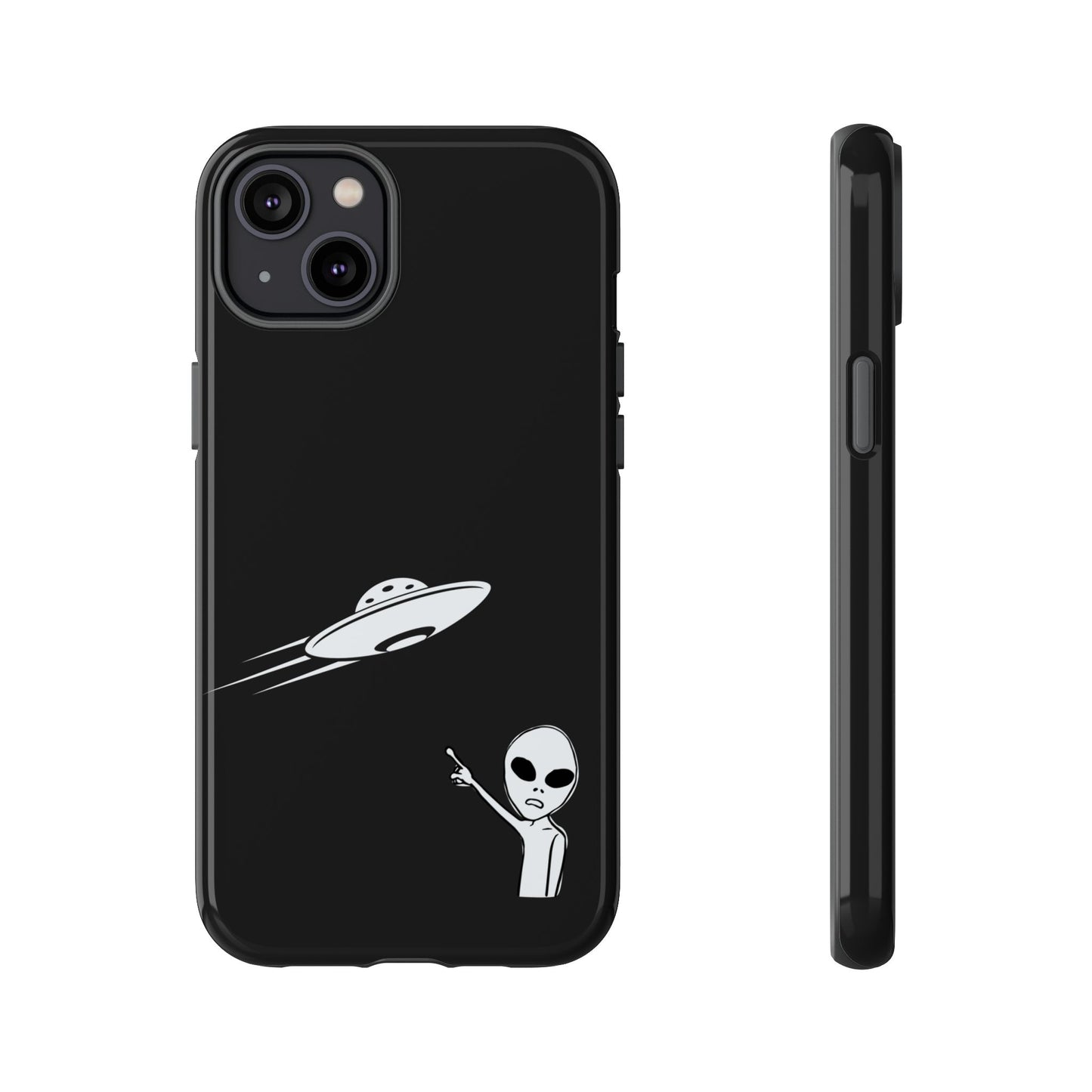 Alien UFO Phone Case, Supernatural Space Design, Sci Fi Aesthetic iPhone Samsung Pixel Cover