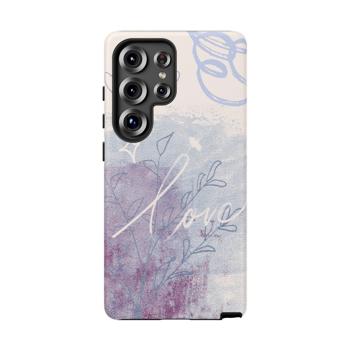Love Pastel Abstract Phone Case: iPhone, Pixel, Galaxy