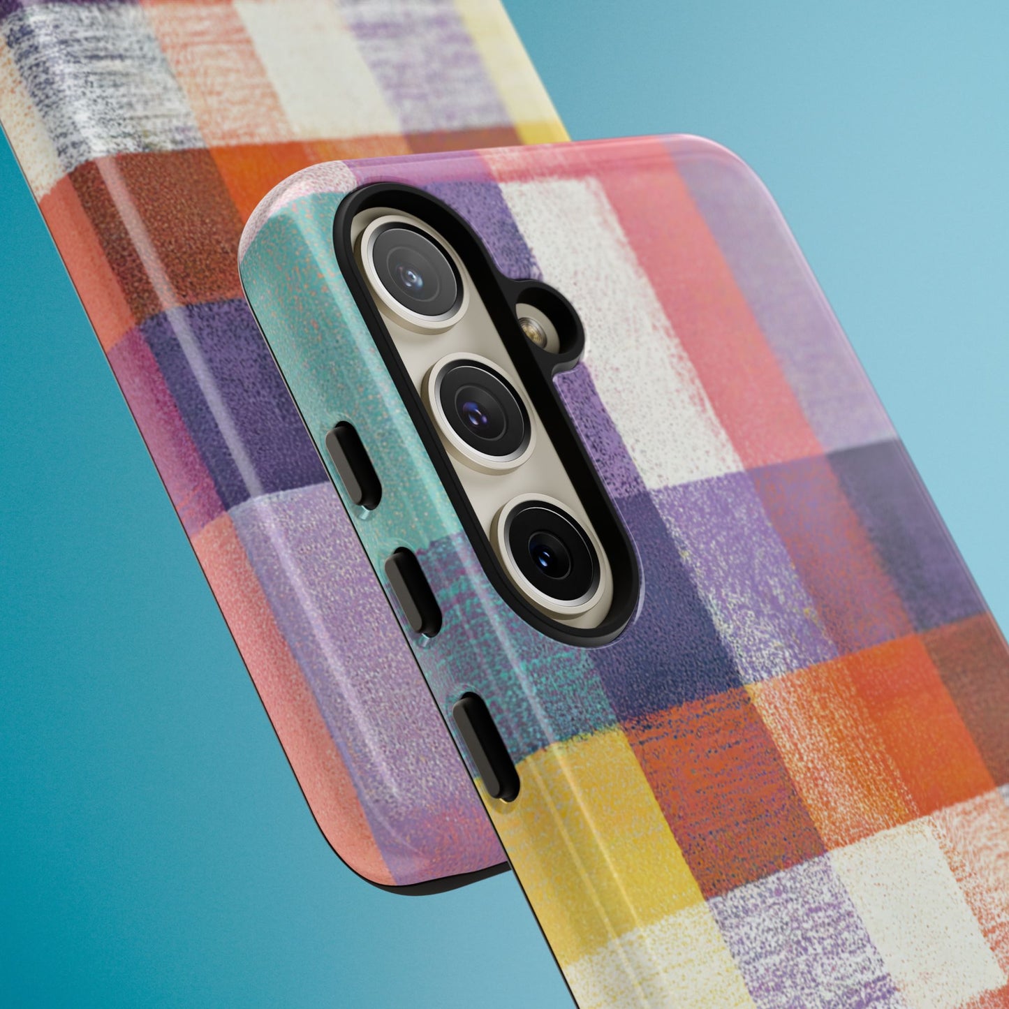 Colorful Plaid Phone Case - iPhone, Galaxy and Pixel Models
