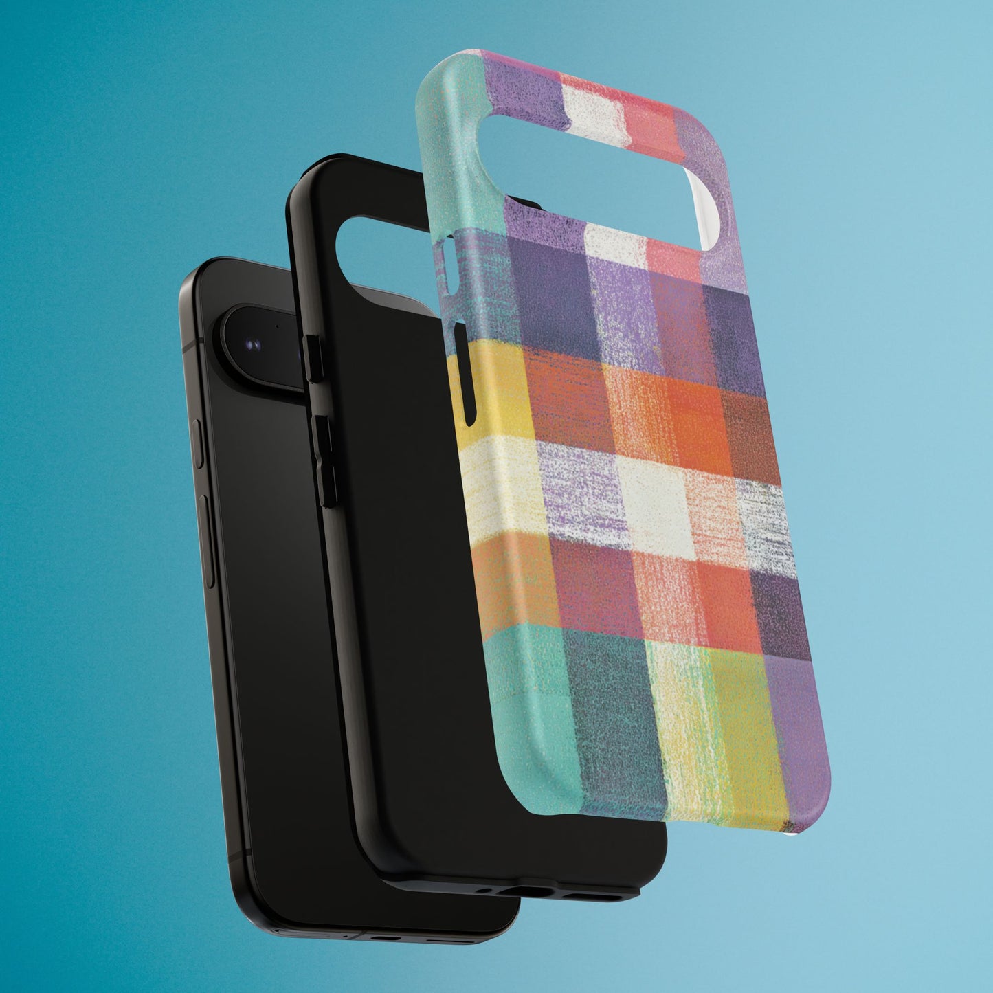 Colorful Plaid Phone Case - iPhone, Galaxy and Pixel Models