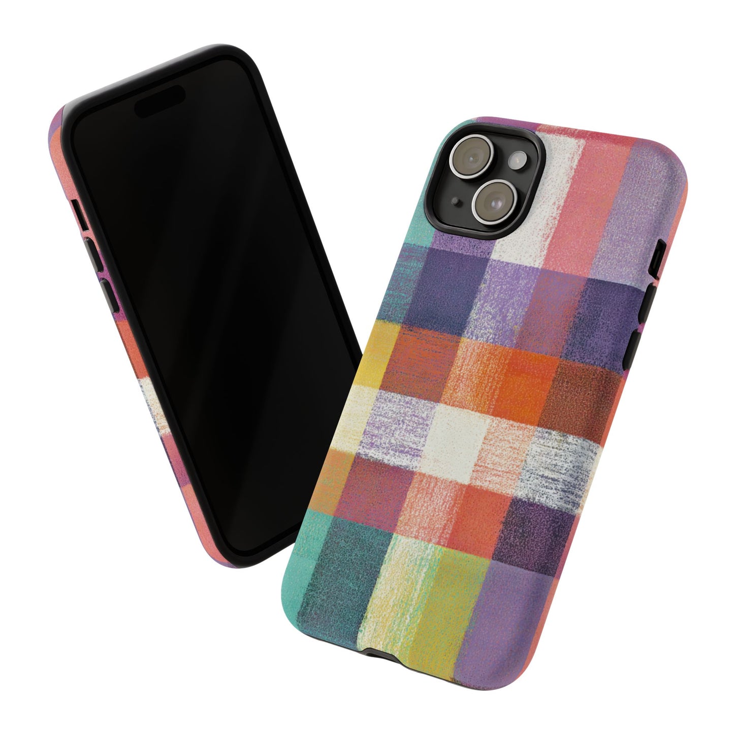 Colorful Plaid Phone Case - iPhone, Galaxy and Pixel Models