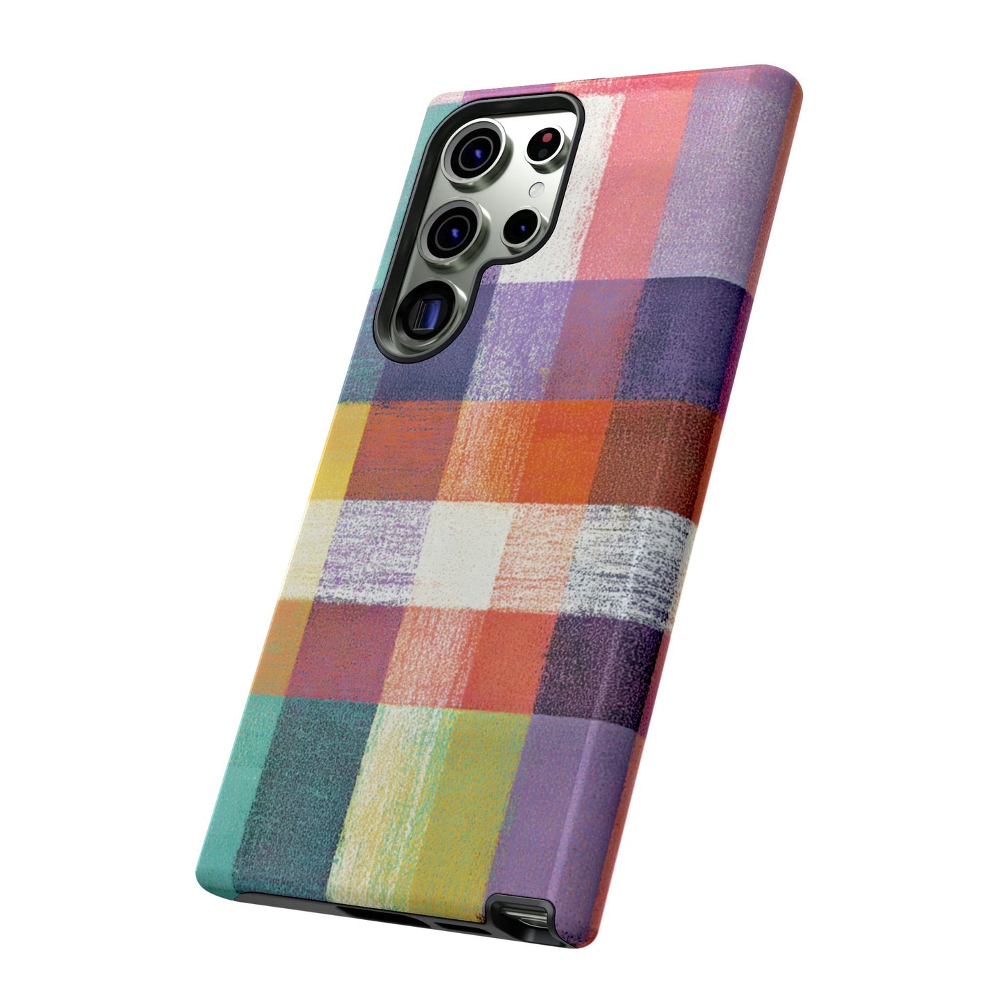 Colorful Plaid Phone Case - iPhone, Galaxy and Pixel Models
