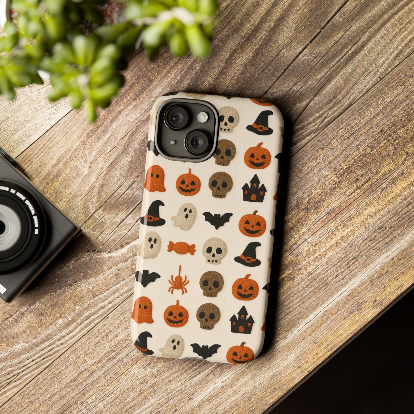 Spooky Pattern Cover-  iPhone Samsung Pixel Case