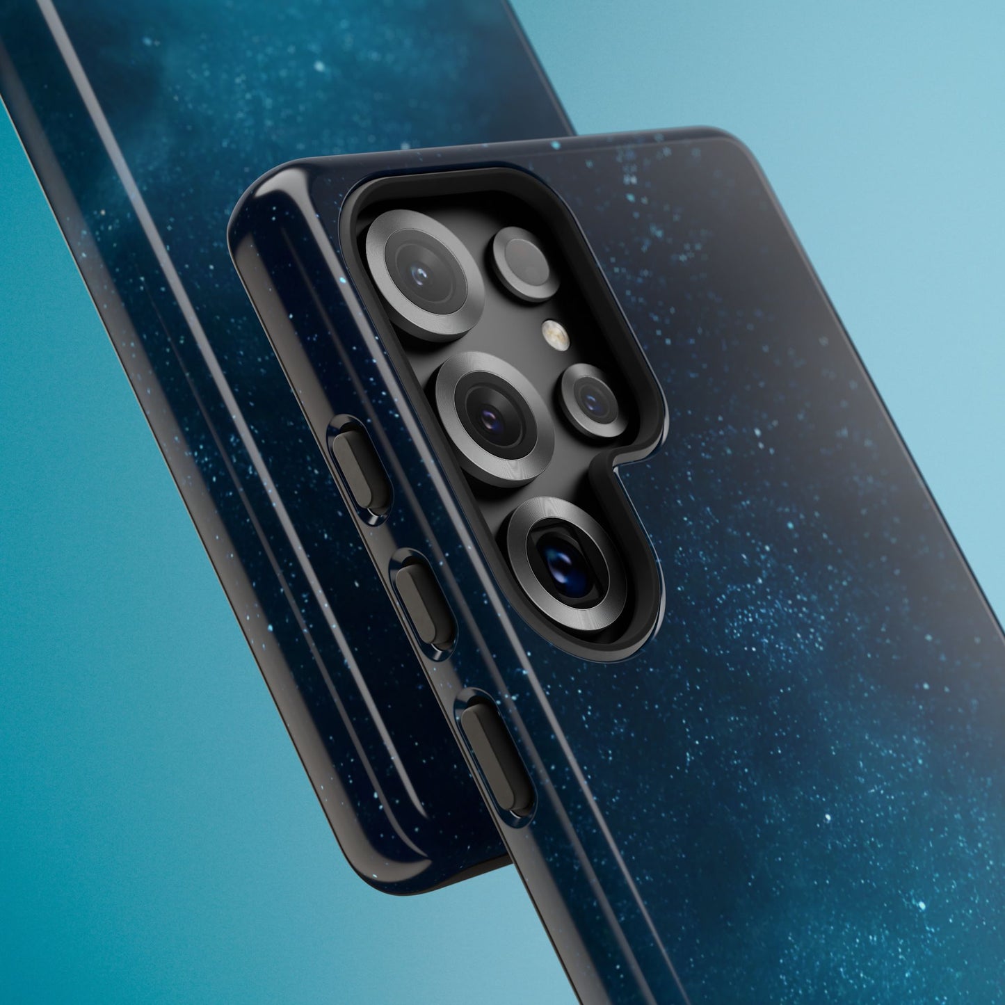 Dark Starry Night Phone Case - Winter Theme Phone Cover for iPhone, Pixel and Samsung Galaxy Models