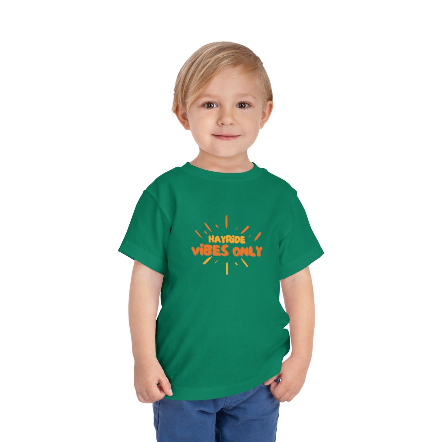 Hayride Vibes Toddler T-Shirt - Fall Festival Kids Tee