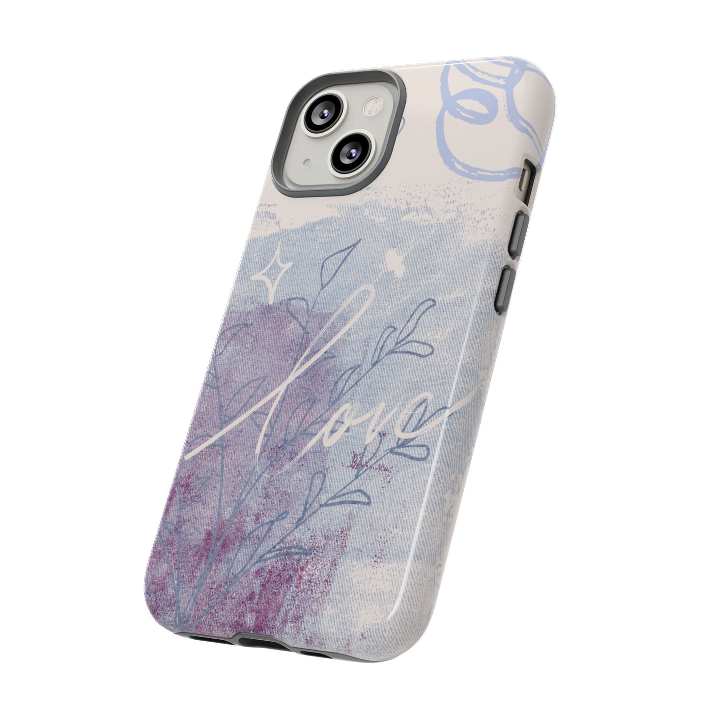 Love Pastel Abstract Phone Case: iPhone, Pixel, Galaxy