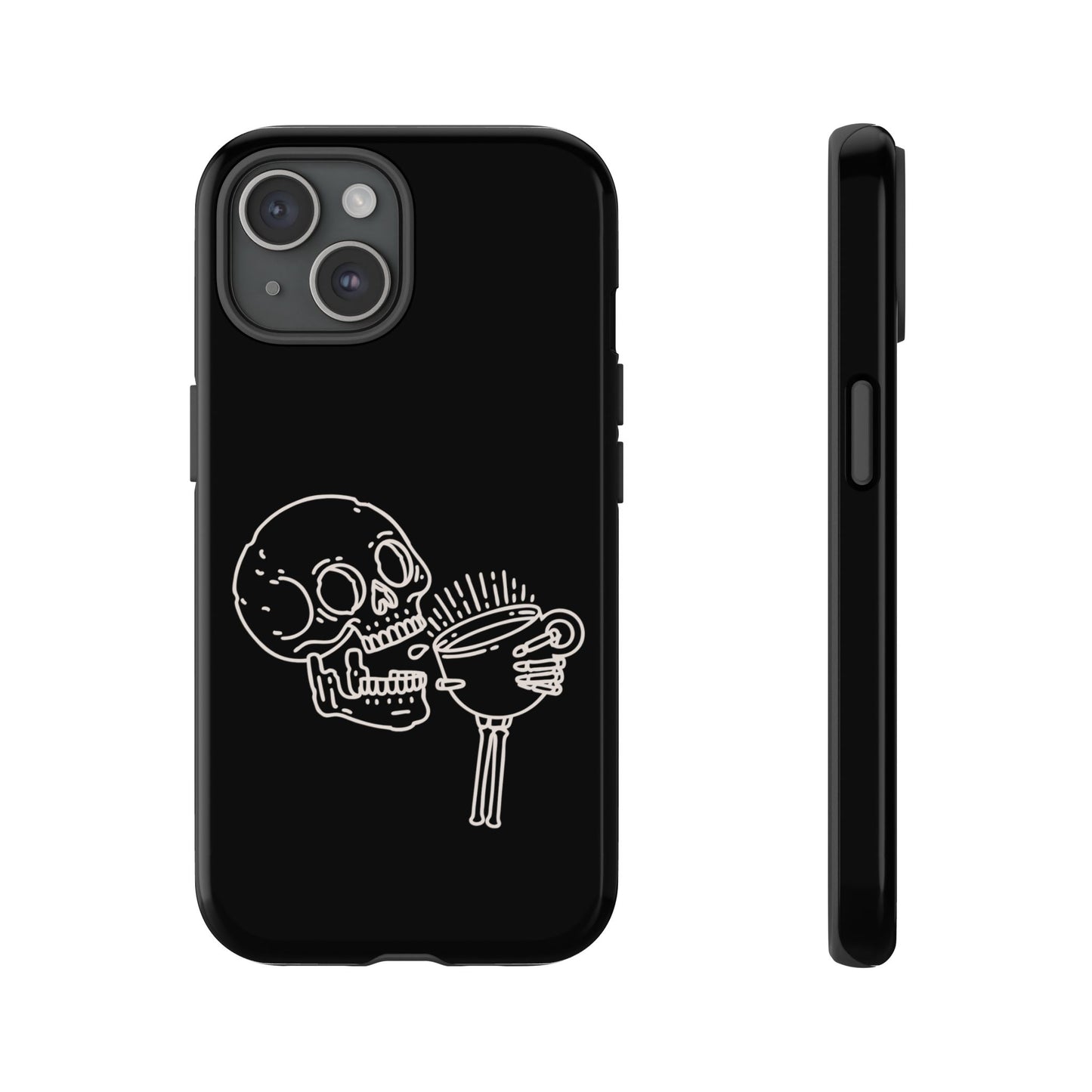 Skull Coffee Phone Case Gothic iPhone, Samsung,!Pixel