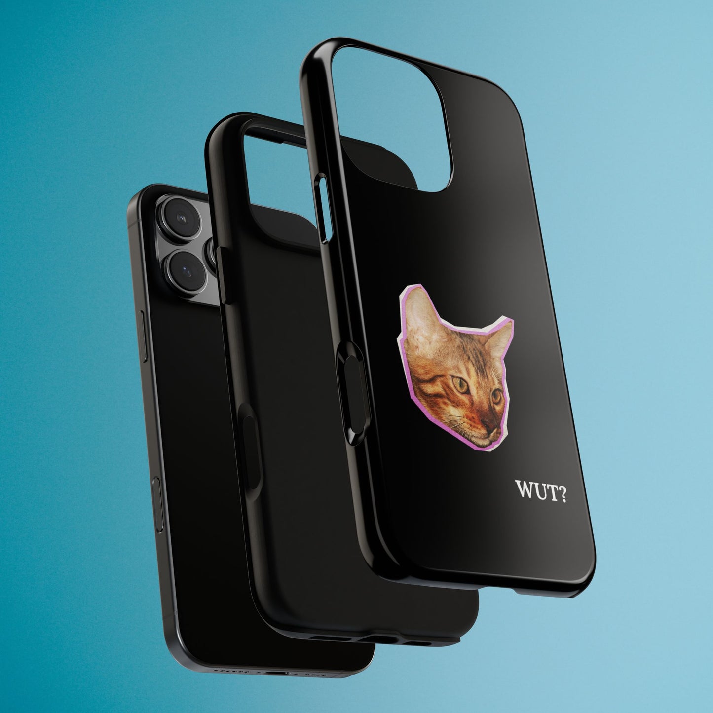 Funny Cat Meme Phone Case - iPhone, Galaxy, Pixel