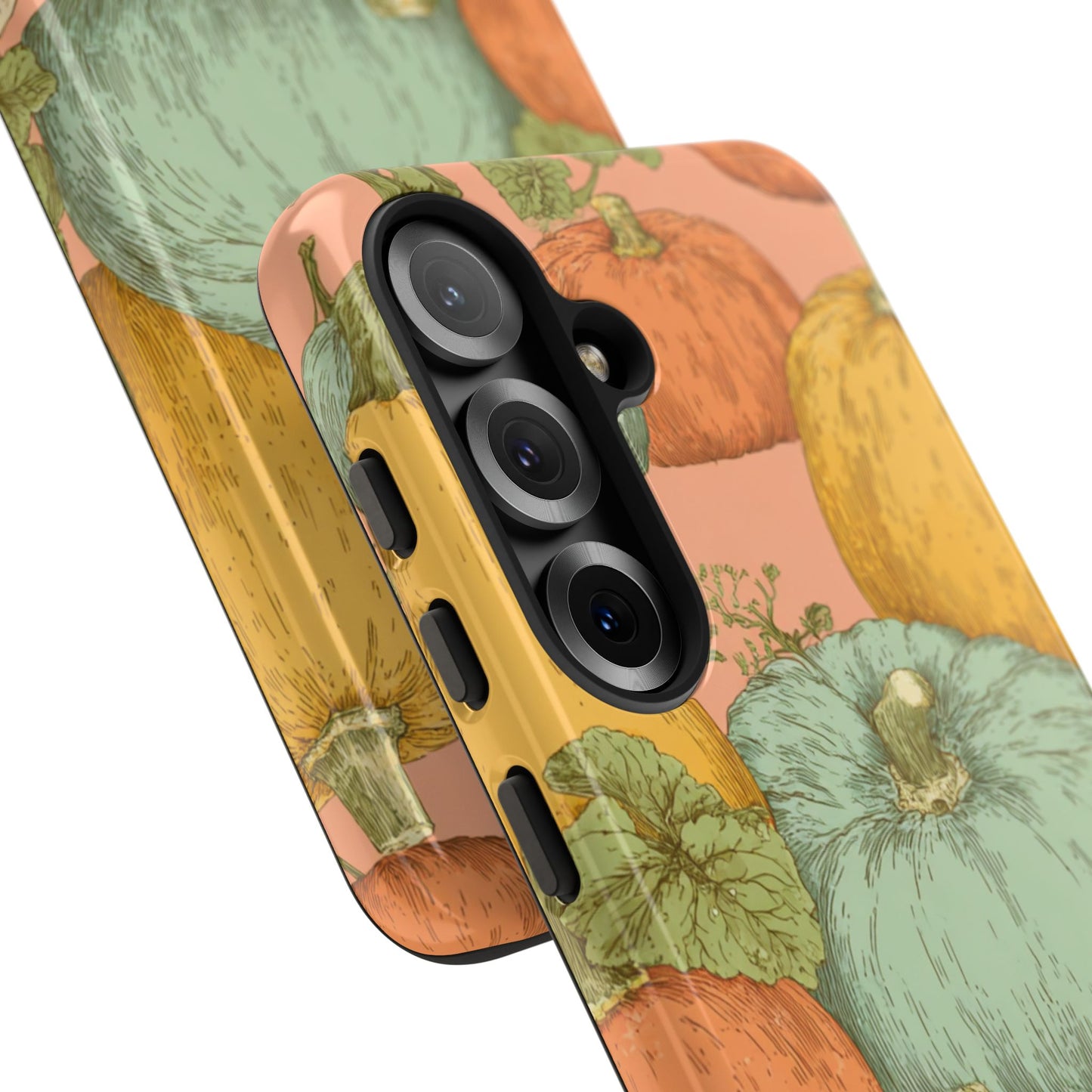 Pumpkin Patch Phone Case - Autumn Aesthetic iPhone Samsung Cover, Fall Halloween Pumpkin Design, Cozy Rustic Harvest Phone Accessory