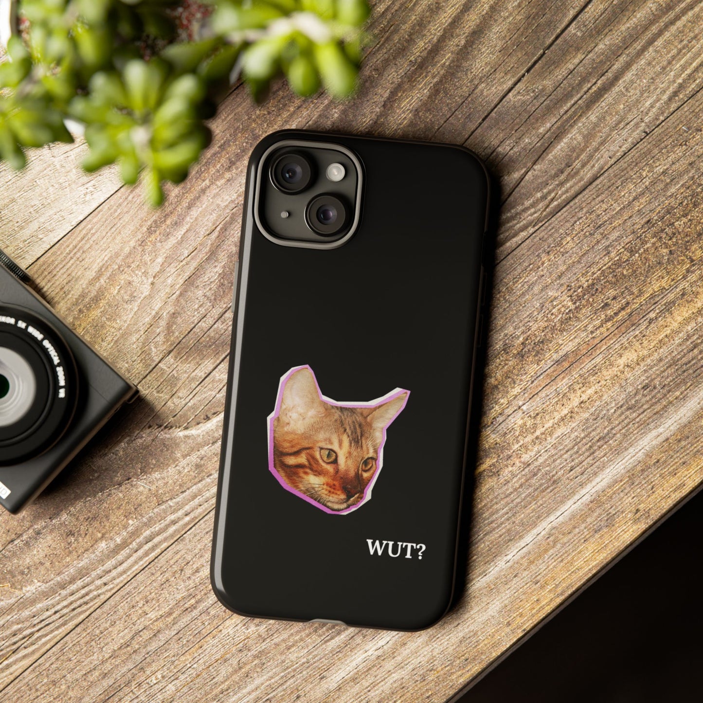 Funny Cat Meme Phone Case - iPhone, Galaxy, Pixel
