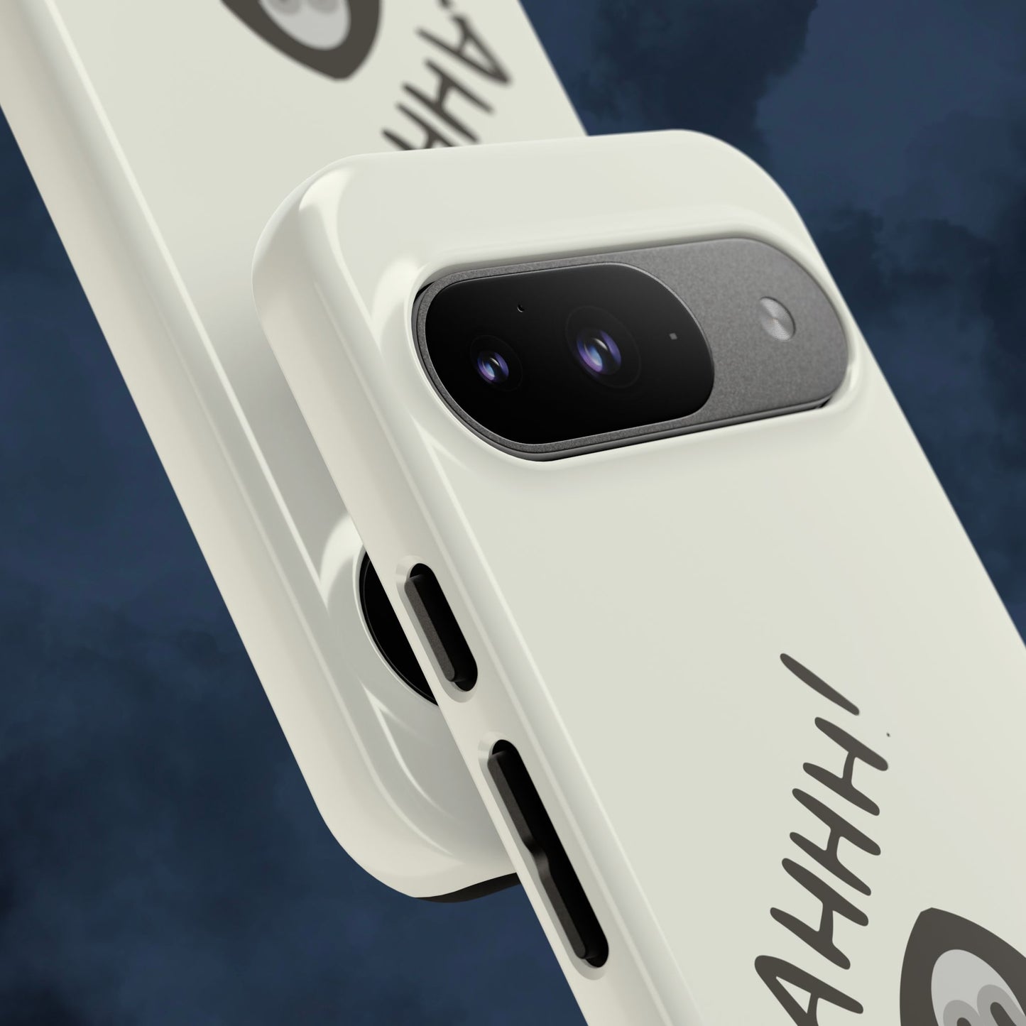 Ghostface Phone Case: Horror Movie Parody iPhone Samsung Pixel Cover