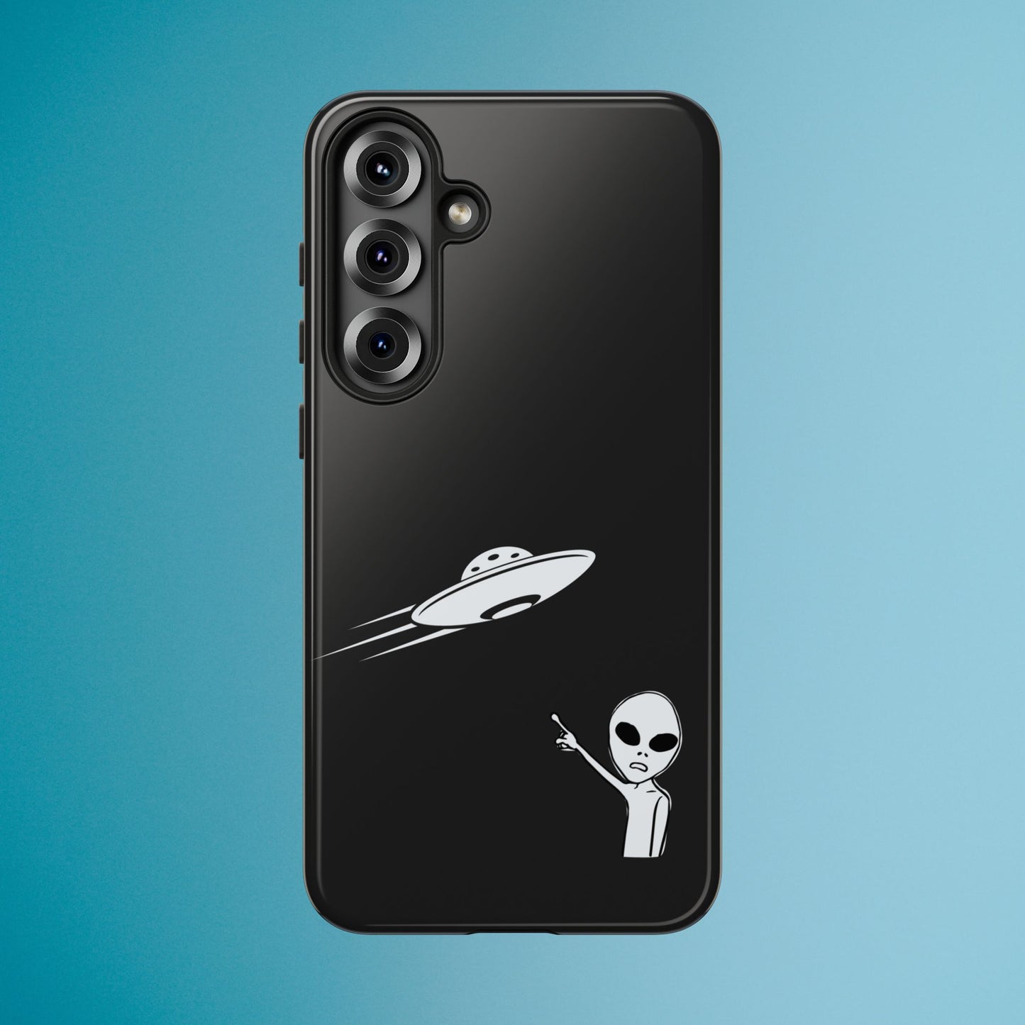 Alien UFO Phone Case, Supernatural Space Design, Sci Fi Aesthetic iPhone Samsung Pixel Cover