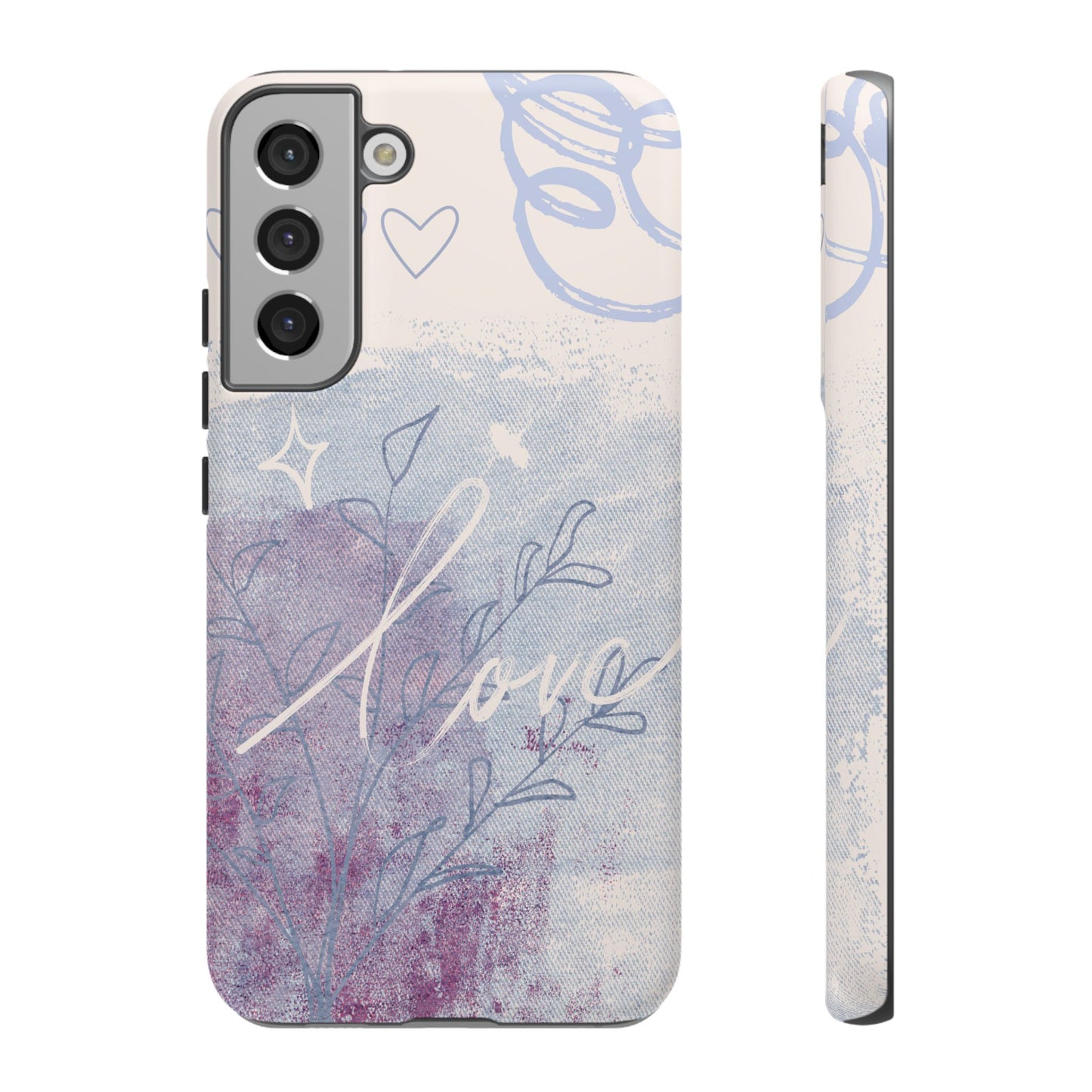 Love Pastel Abstract Phone Case: iPhone, Pixel, Galaxy