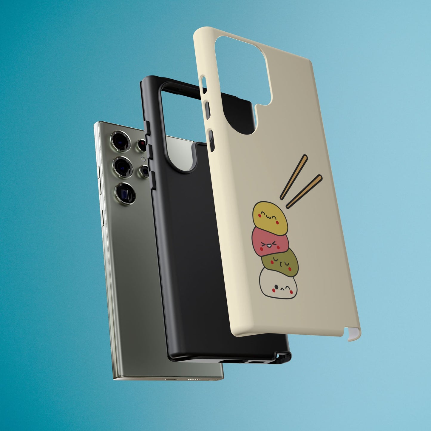 Cute Kawaii Snack Phone Case: iPhone 16–17, Galaxy S23–26, Pixel 7–9