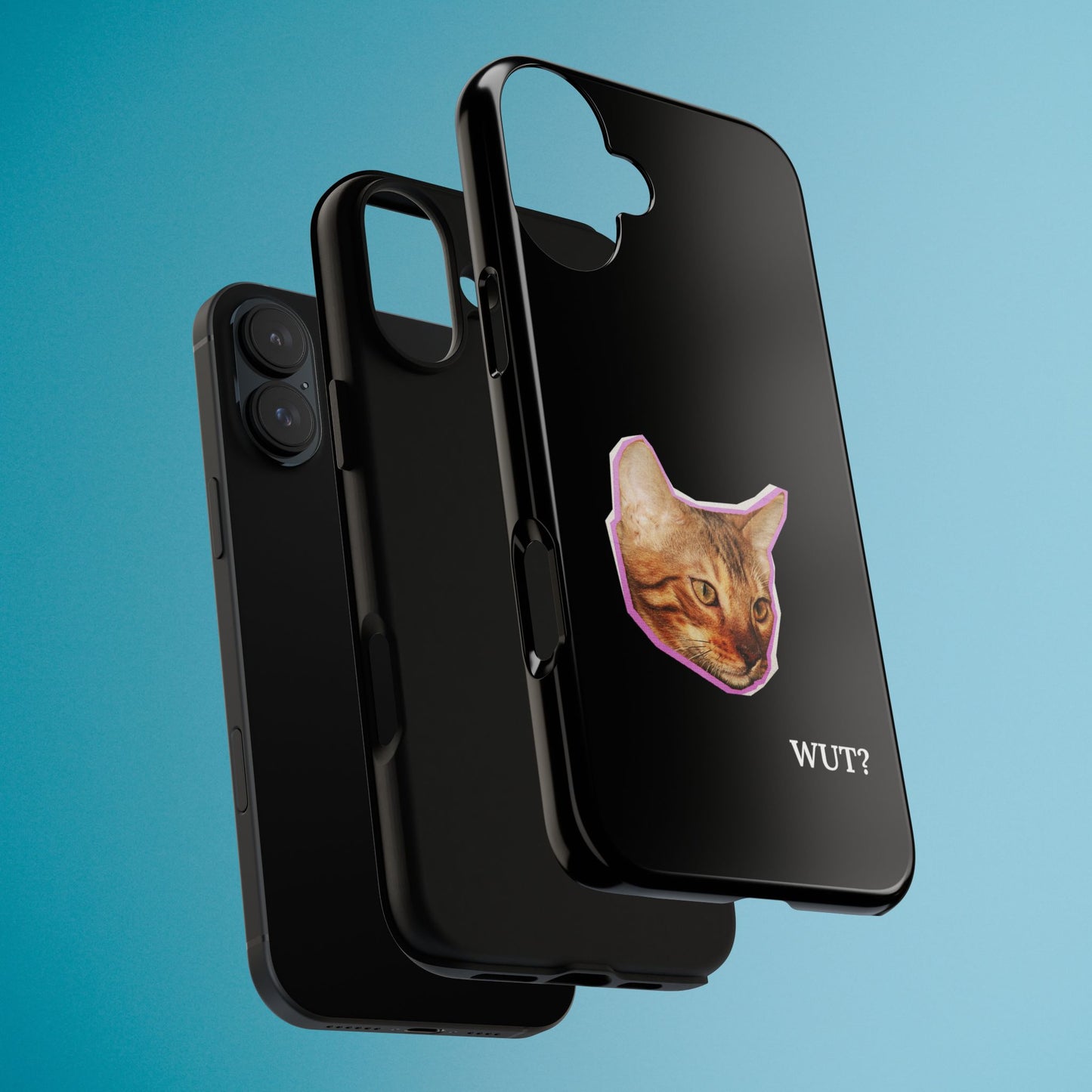 Funny Cat Meme Phone Case - iPhone, Galaxy, Pixel