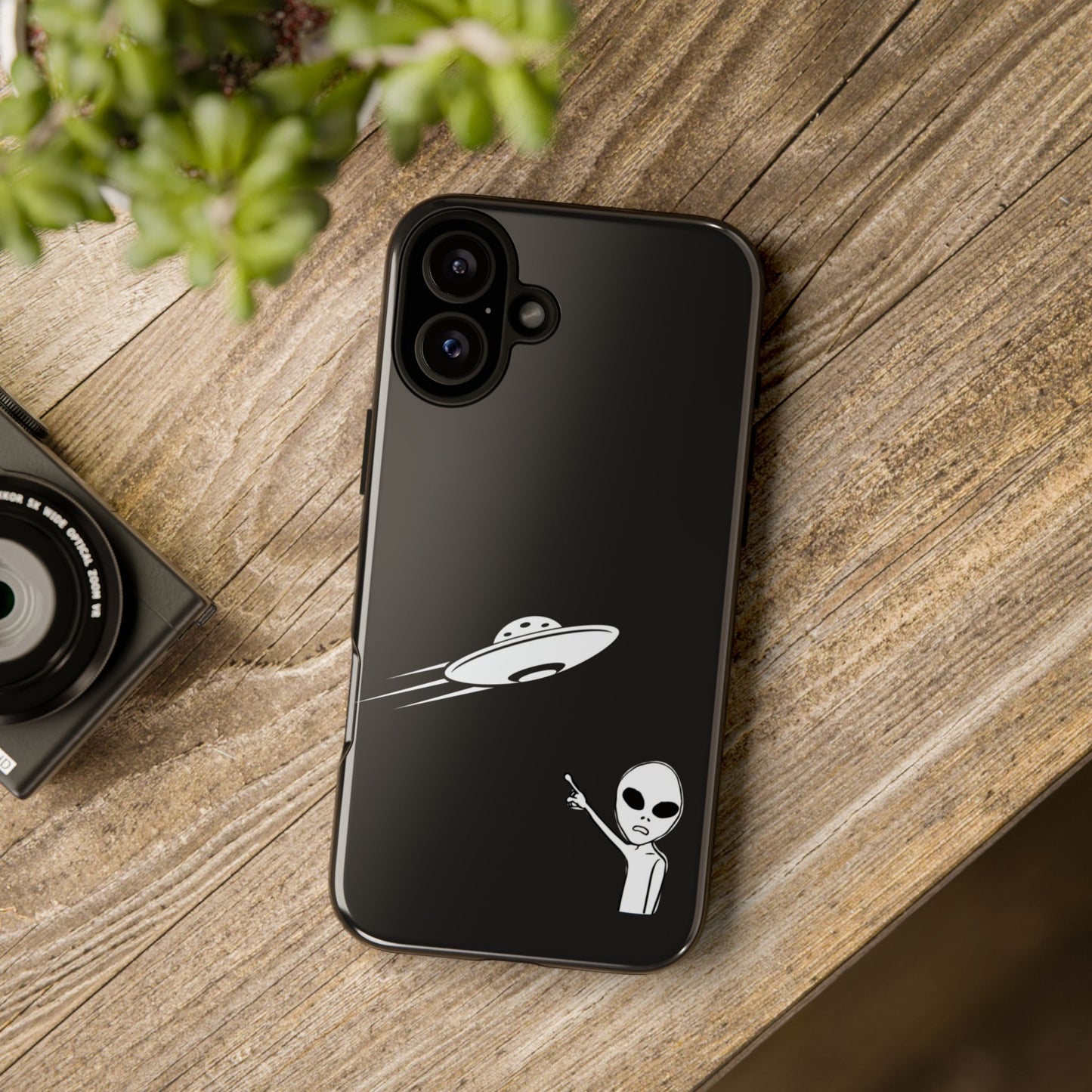 Alien UFO Phone Case, Supernatural Space Design, Sci Fi Aesthetic iPhone Samsung Pixel Cover