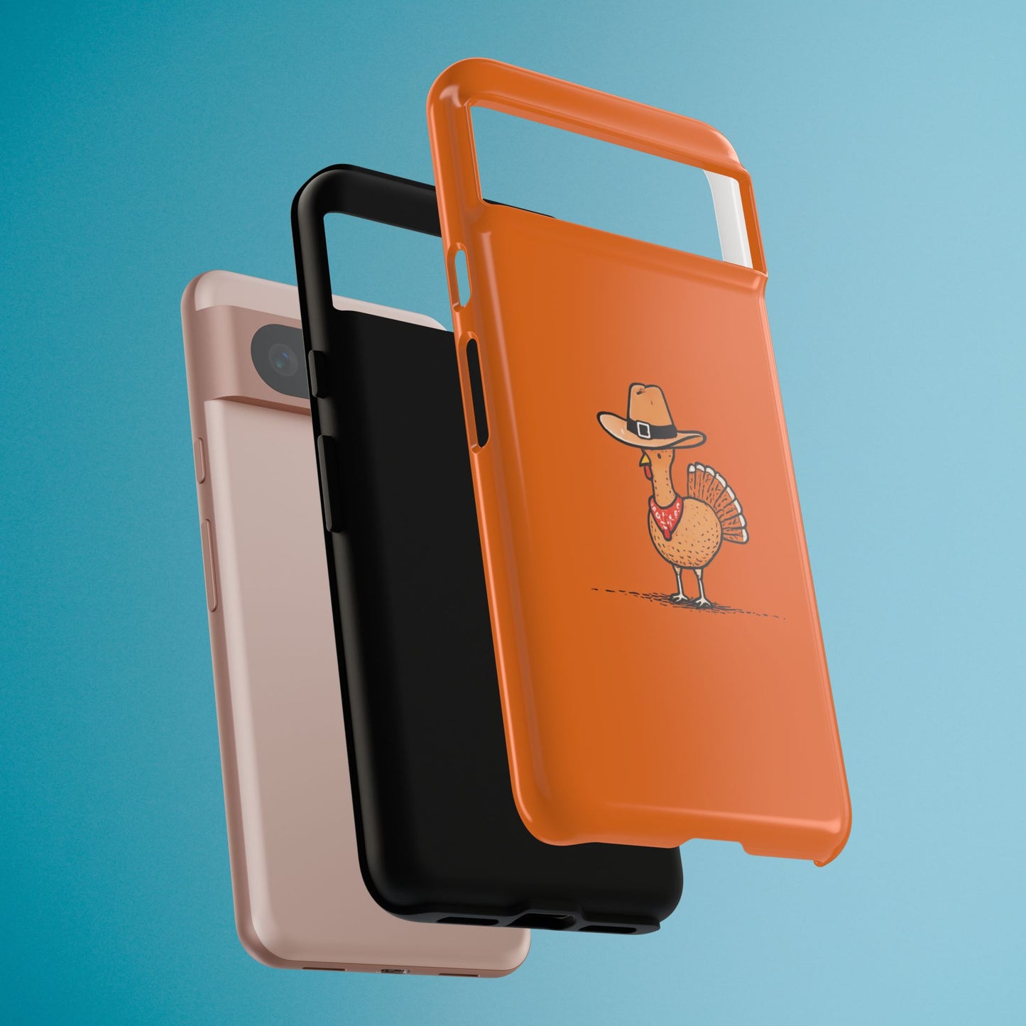 Turkey Phone Case, Funny Thanksgiving Cover, Autumn Fall Design iPhone Samsung Pixel