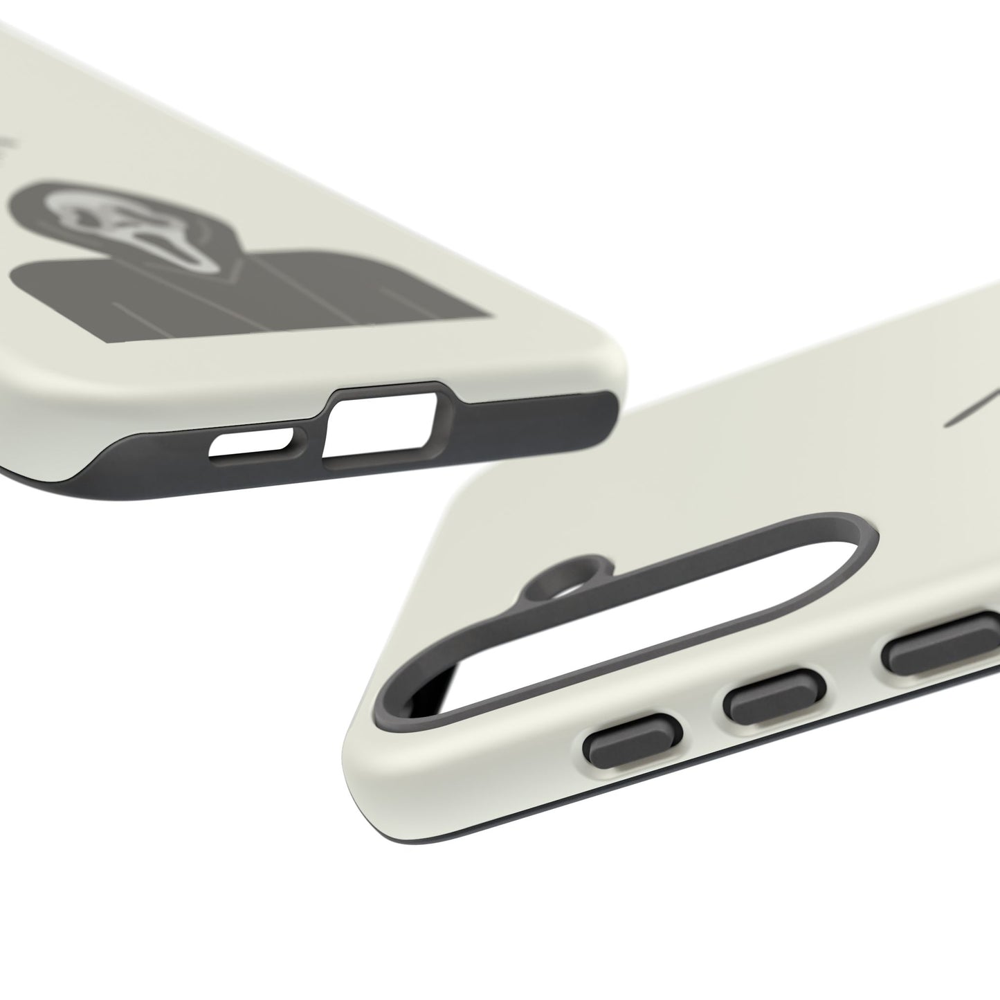 Ghostface Phone Case: Horror Movie Parody iPhone Samsung Pixel Cover