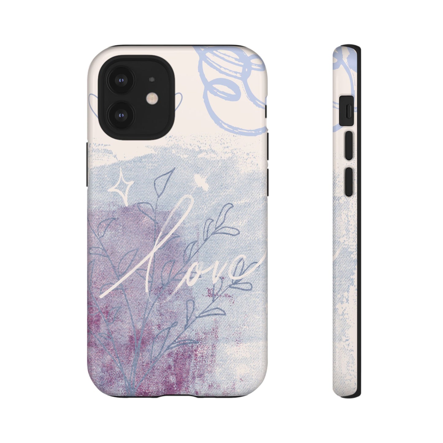 Love Pastel Abstract Phone Case: iPhone, Pixel, Galaxy