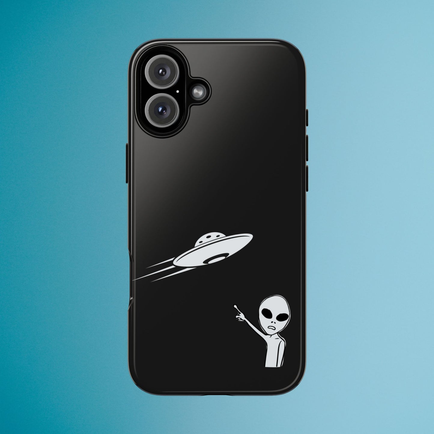 Alien UFO Phone Case, Supernatural Space Design, Sci Fi Aesthetic iPhone Samsung Pixel Cover