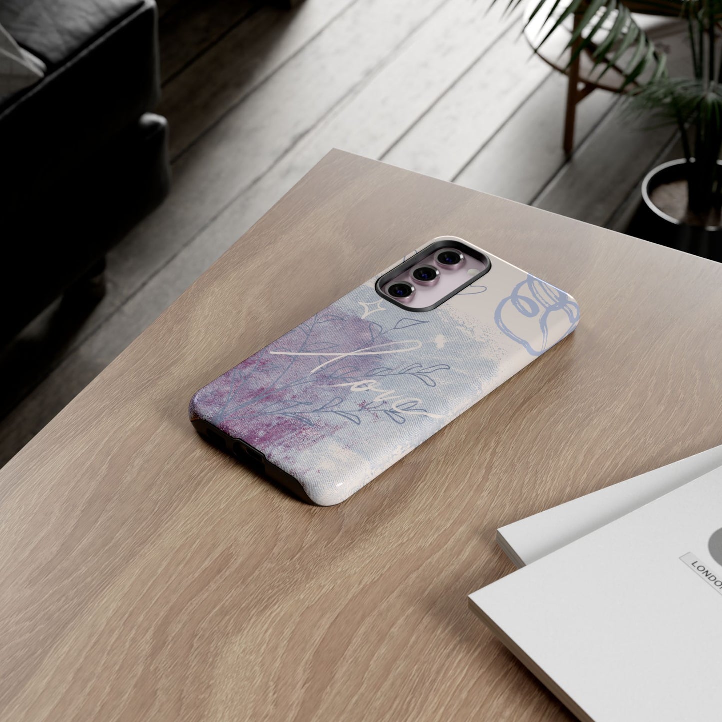 Love Pastel Abstract Phone Case: iPhone, Pixel, Galaxy