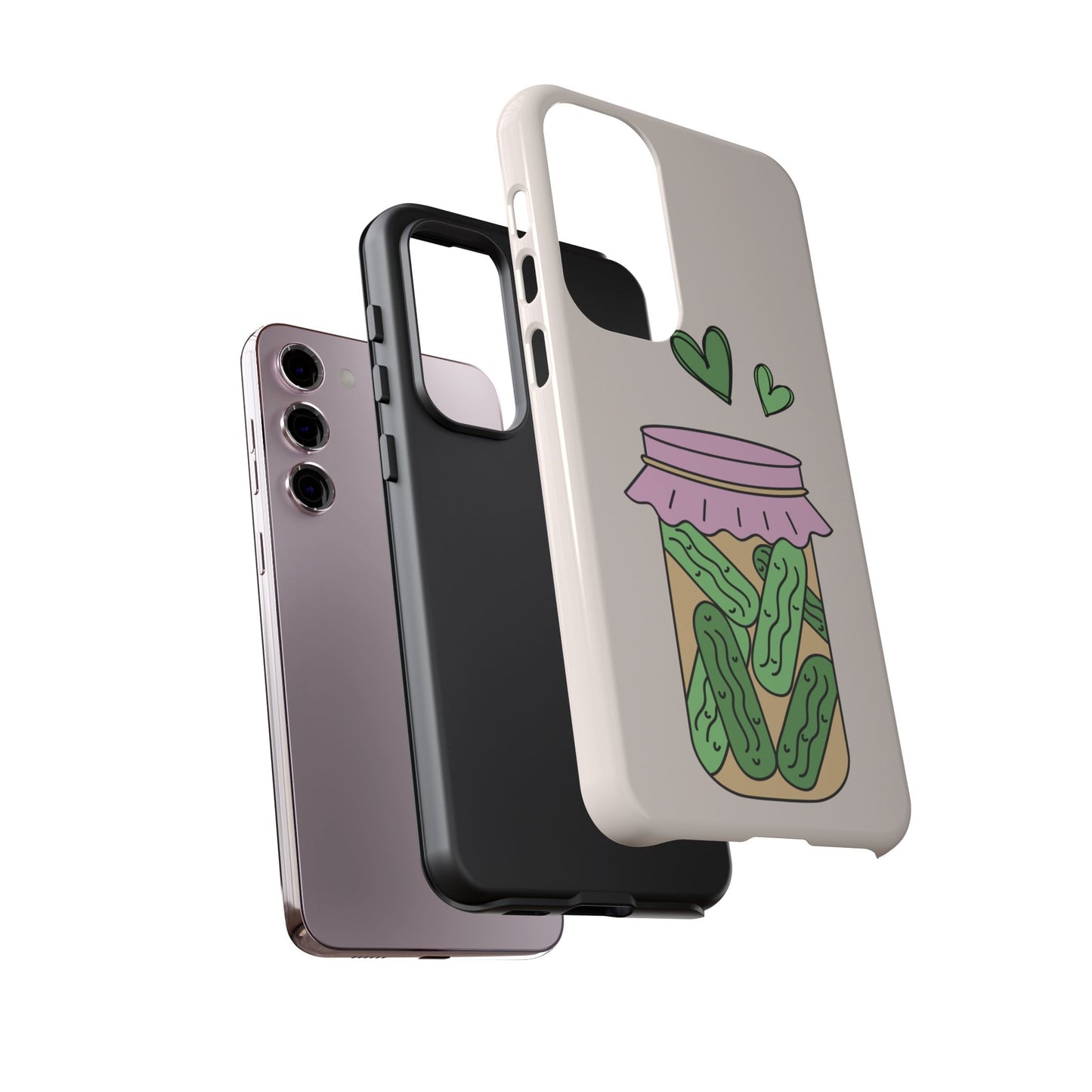 Pickle Jar Phone Case: iPhone, Pixel and Galaxy