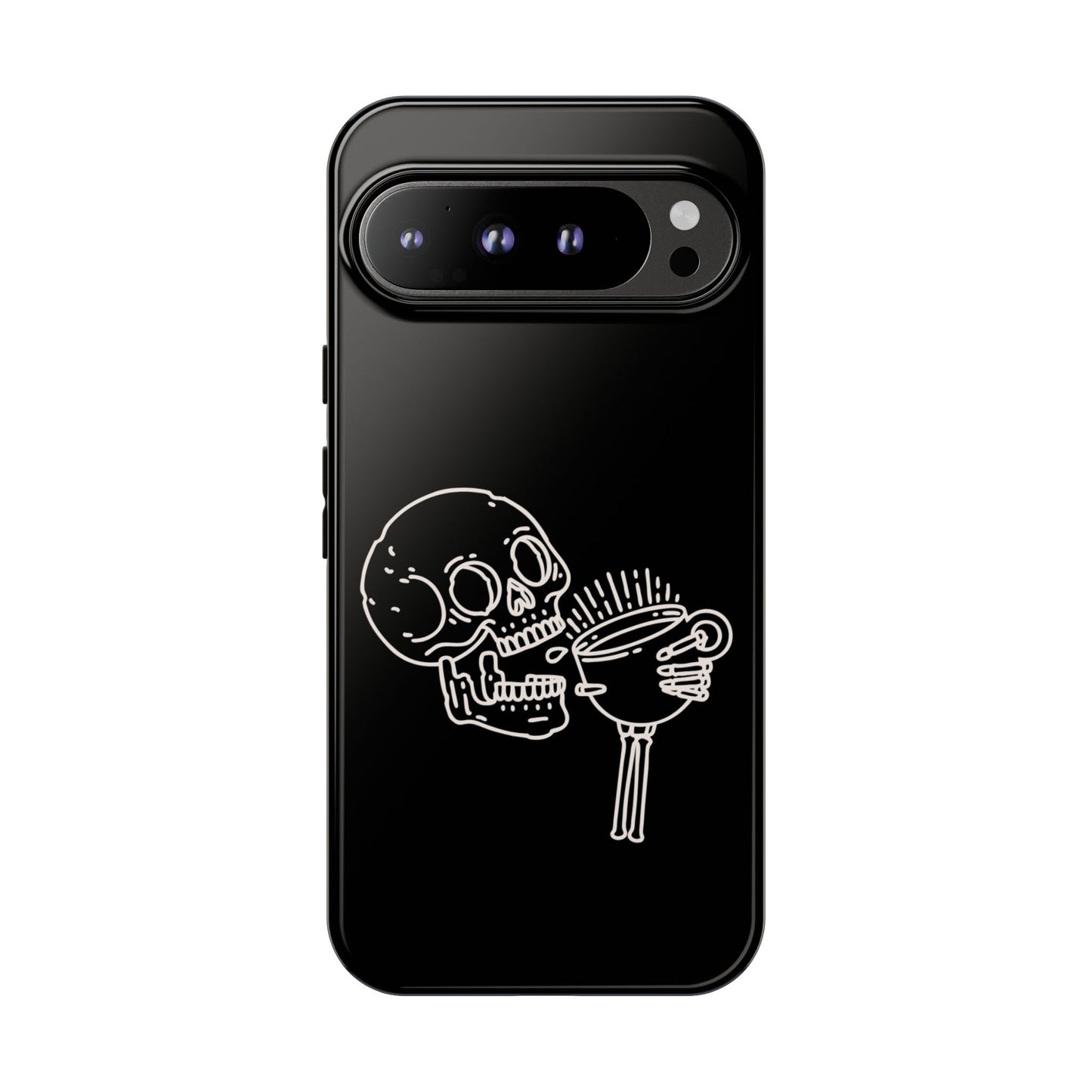 Skull Coffee Phone Case Gothic iPhone, Samsung,!Pixel