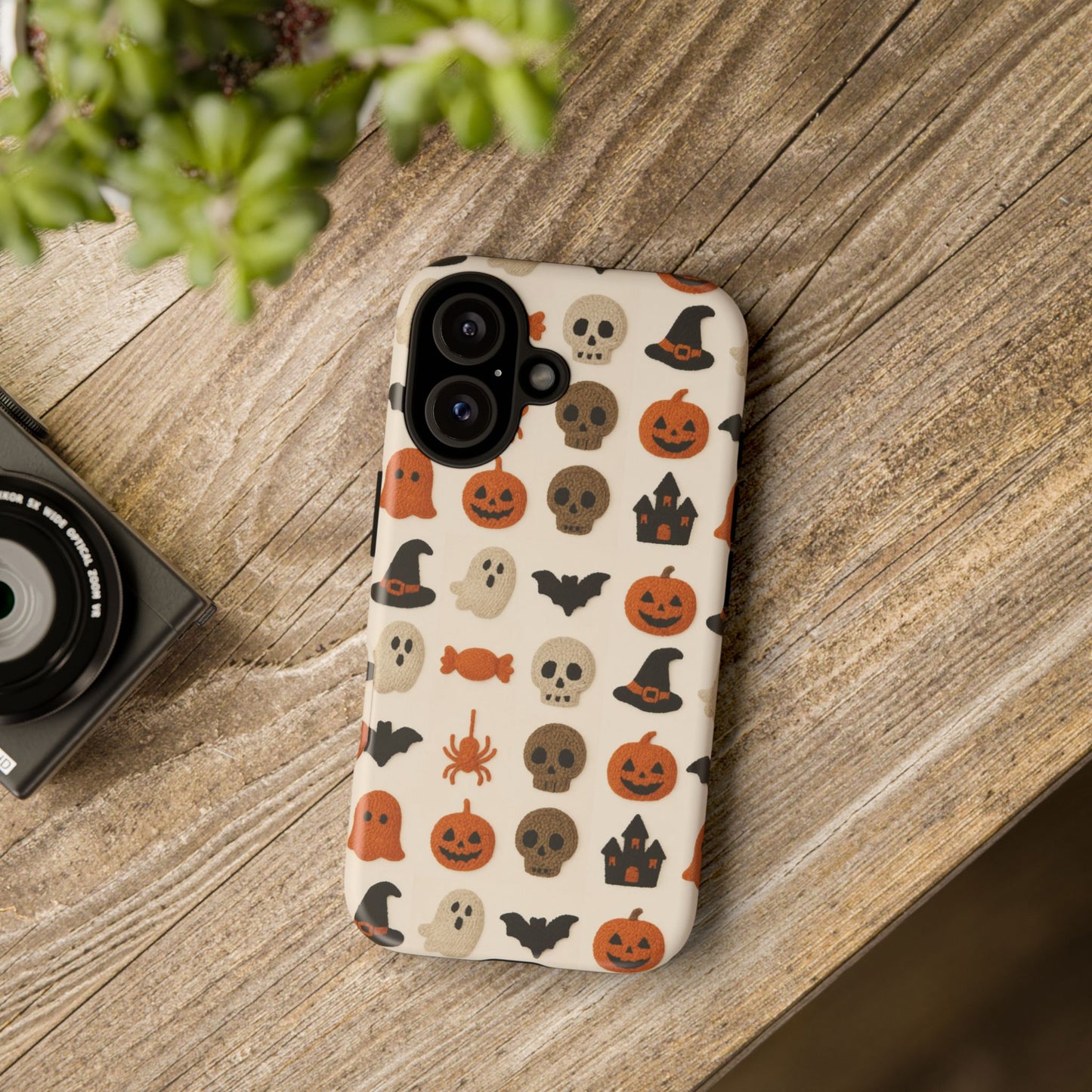Spooky Pattern Cover-  iPhone Samsung Pixel Case
