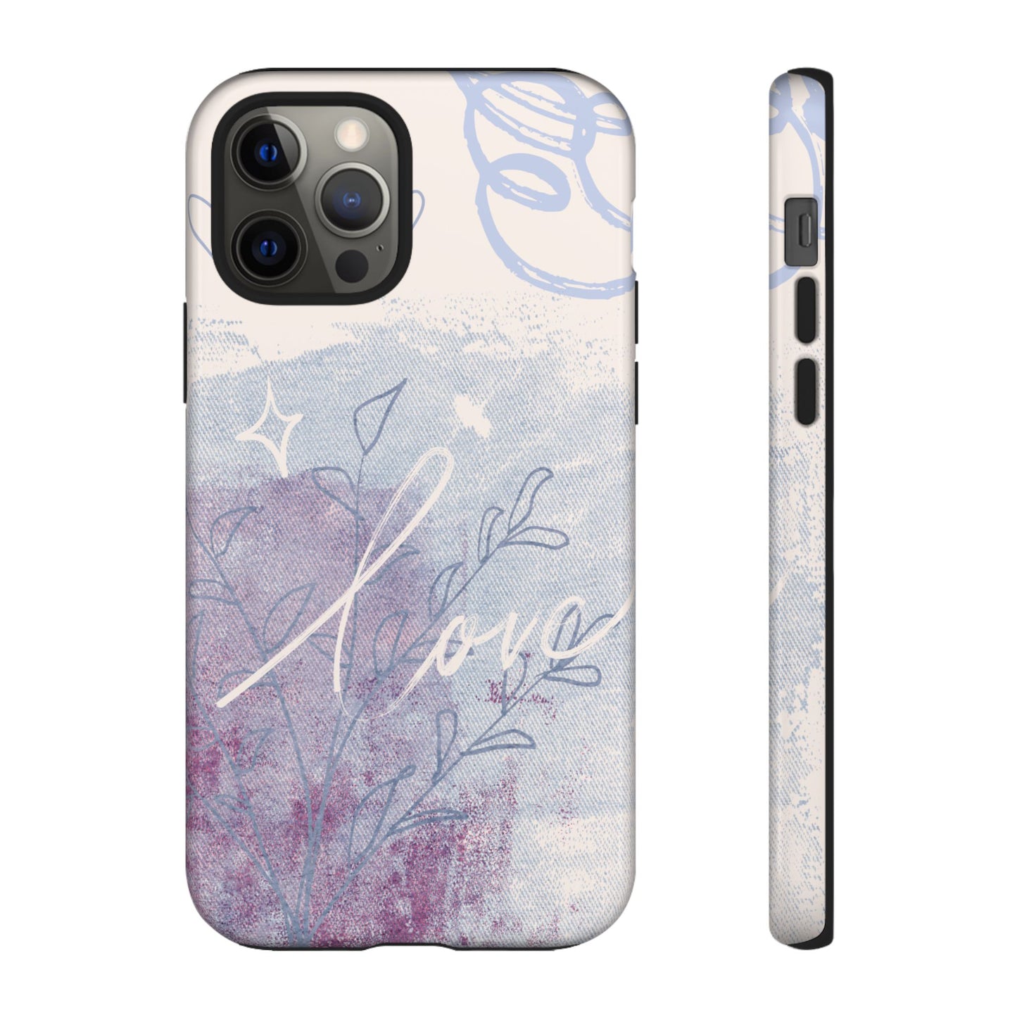 Love Pastel Abstract Phone Case: iPhone, Pixel, Galaxy