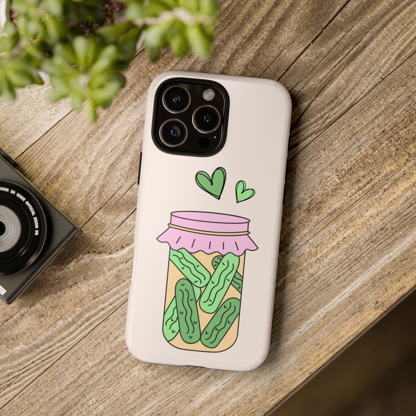 Pickle Jar Phone Case: iPhone, Pixel and Galaxy