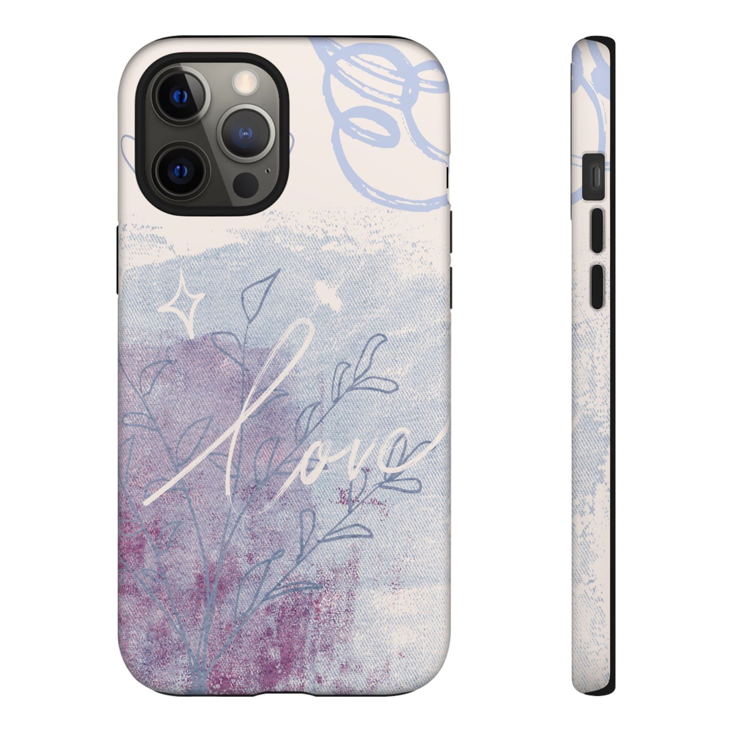Love Pastel Abstract Phone Case: iPhone, Pixel, Galaxy