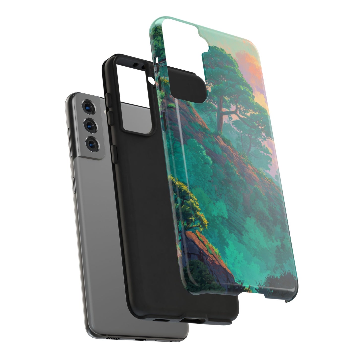 Studio Ghibli Landscape Inspired Phone Case- iPhone, Pixel, Galaxy