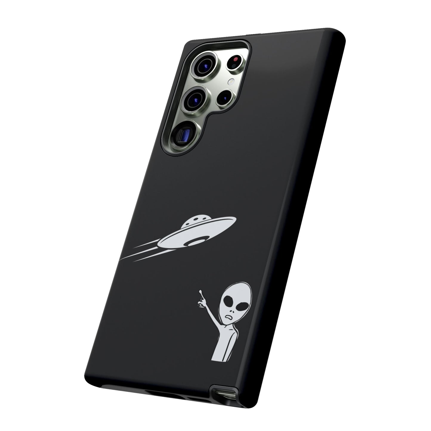 Alien UFO Phone Case, Supernatural Space Design, Sci Fi Aesthetic iPhone Samsung Pixel Cover
