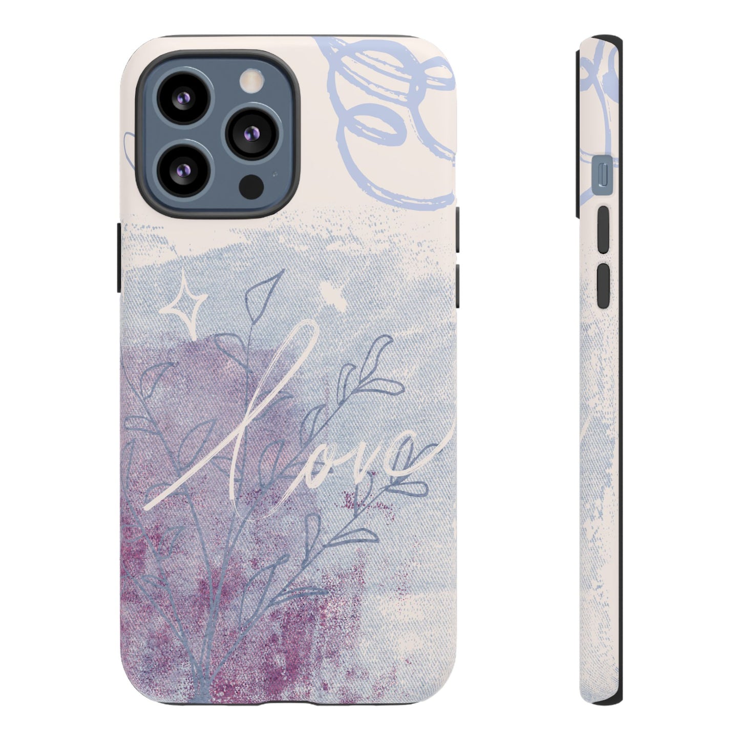 Love Pastel Abstract Phone Case: iPhone, Pixel, Galaxy