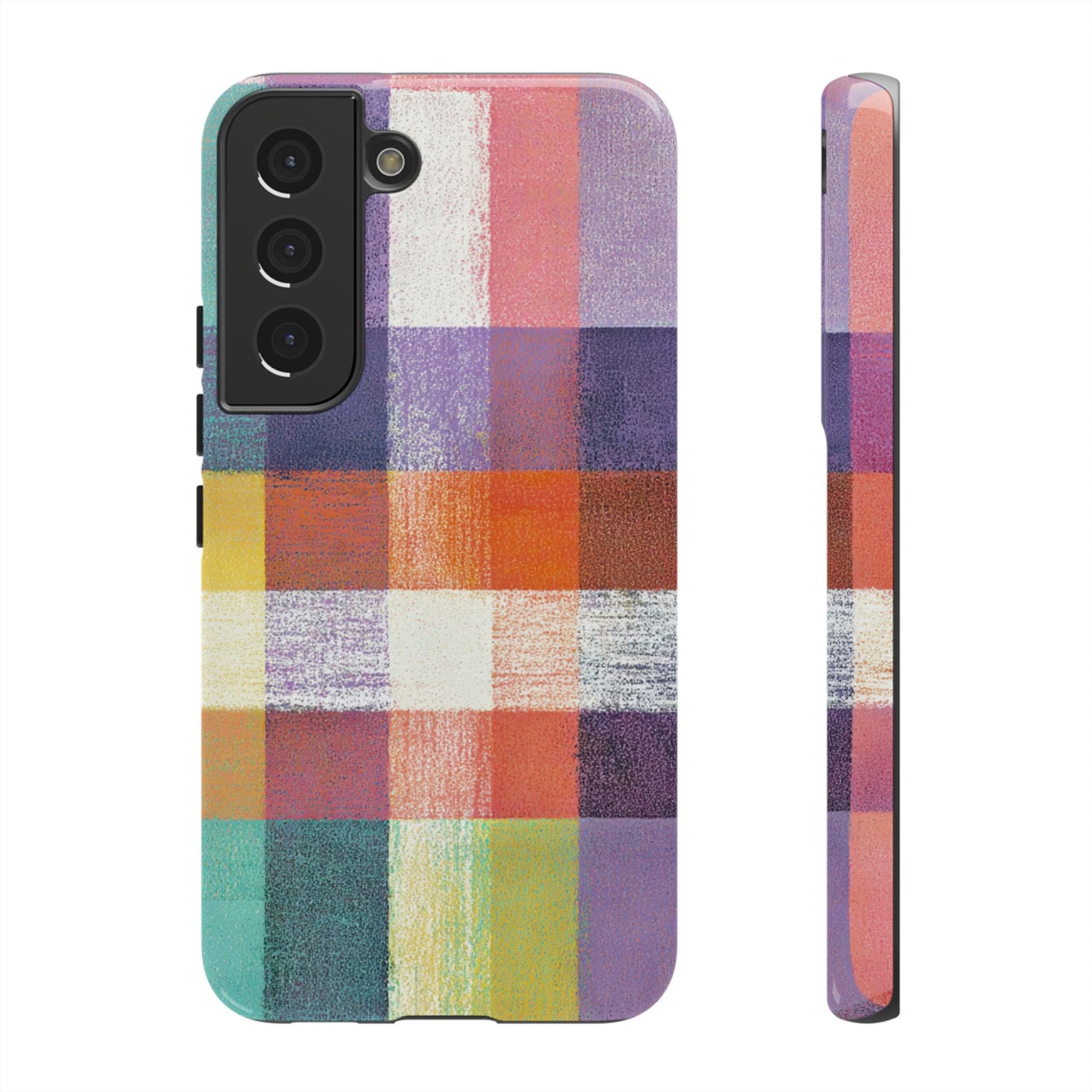 Colorful Plaid Phone Case - iPhone, Galaxy and Pixel Models