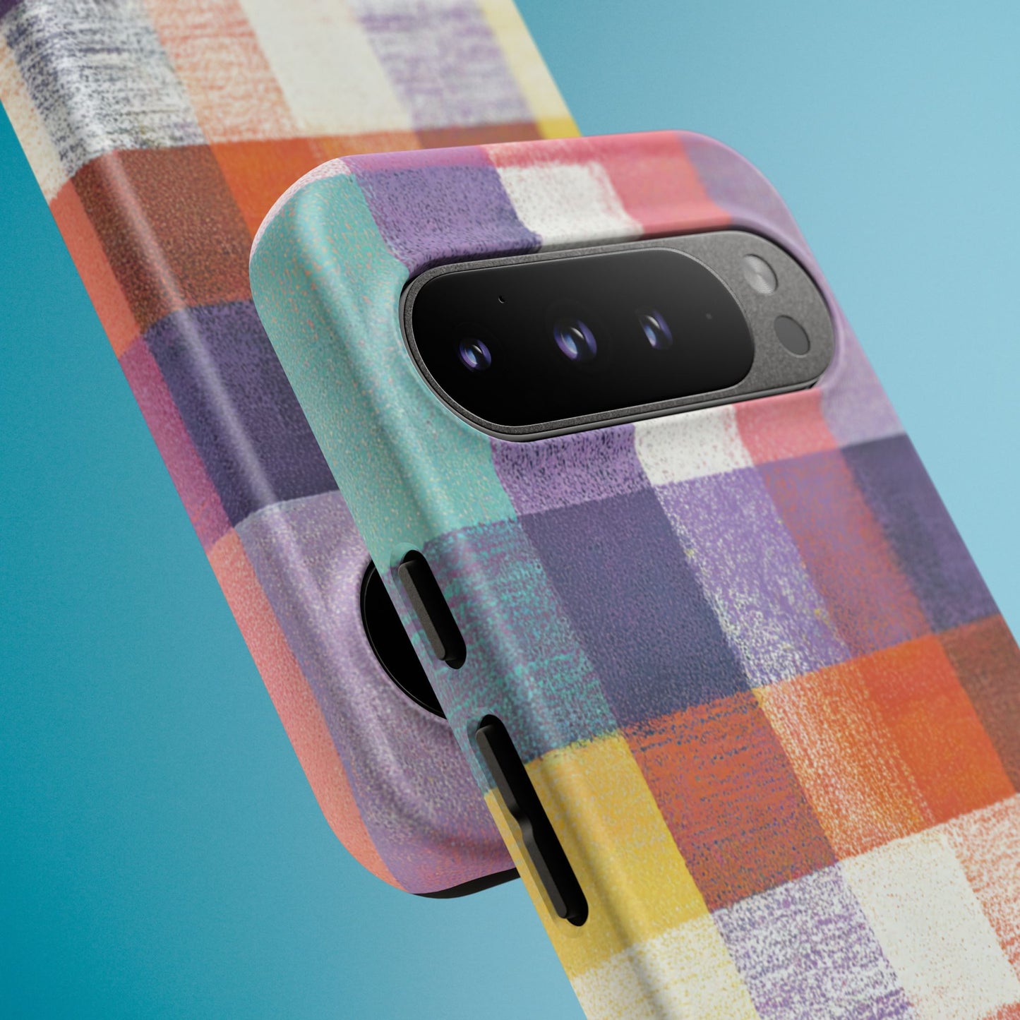 Colorful Plaid Phone Case - iPhone, Galaxy and Pixel Models