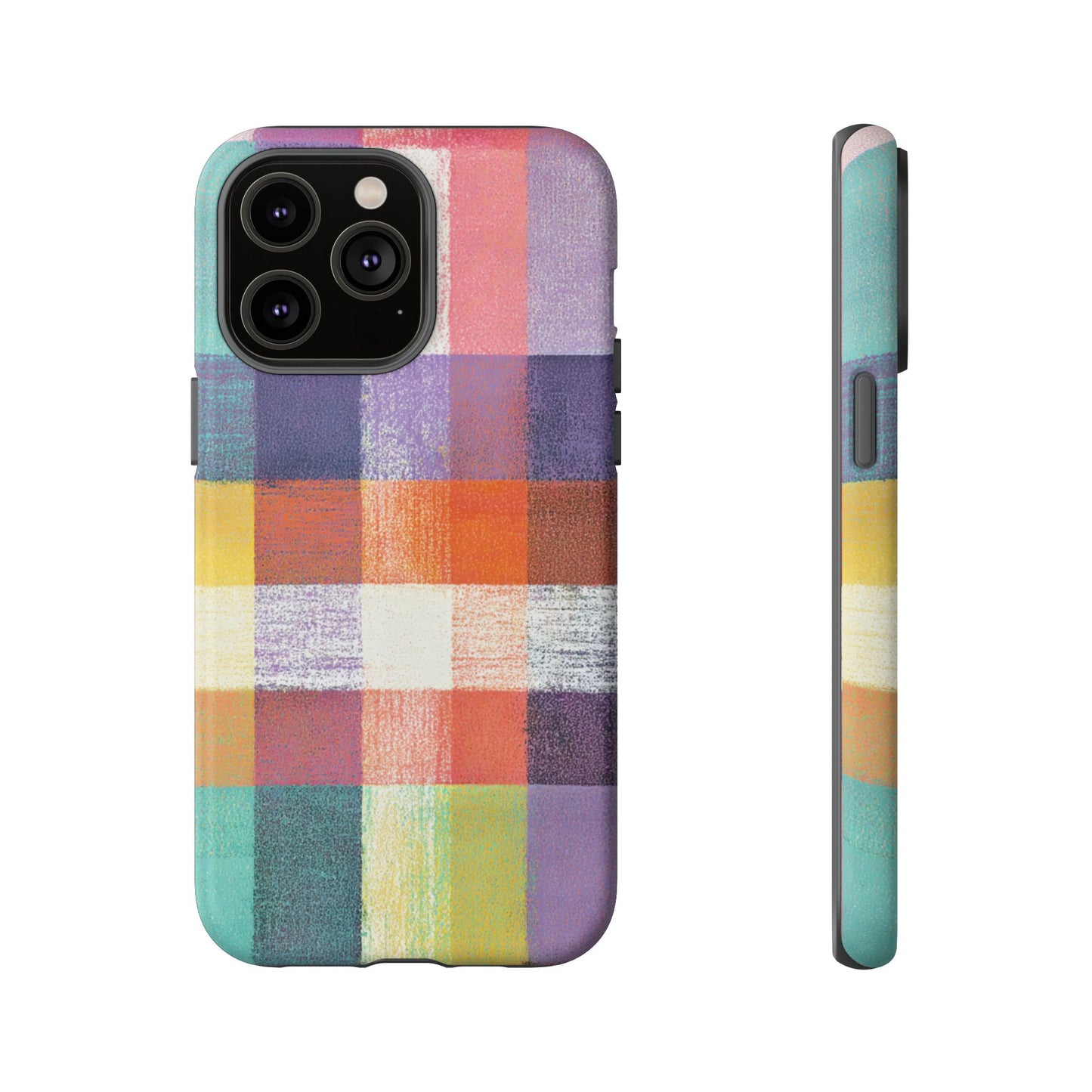 Colorful Plaid Phone Case - iPhone, Galaxy and Pixel Models