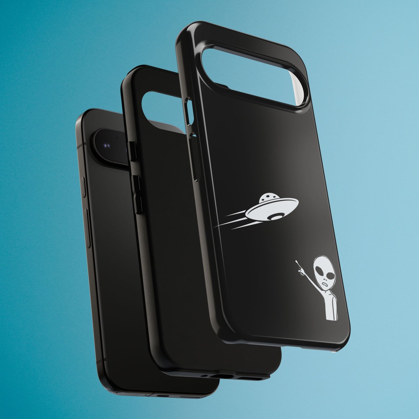 Alien UFO Phone Case, Supernatural Space Design, Sci Fi Aesthetic iPhone Samsung Pixel Cover