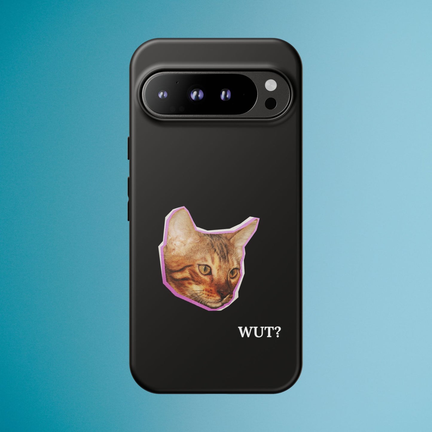 Funny Cat Meme Phone Case - iPhone, Galaxy, Pixel
