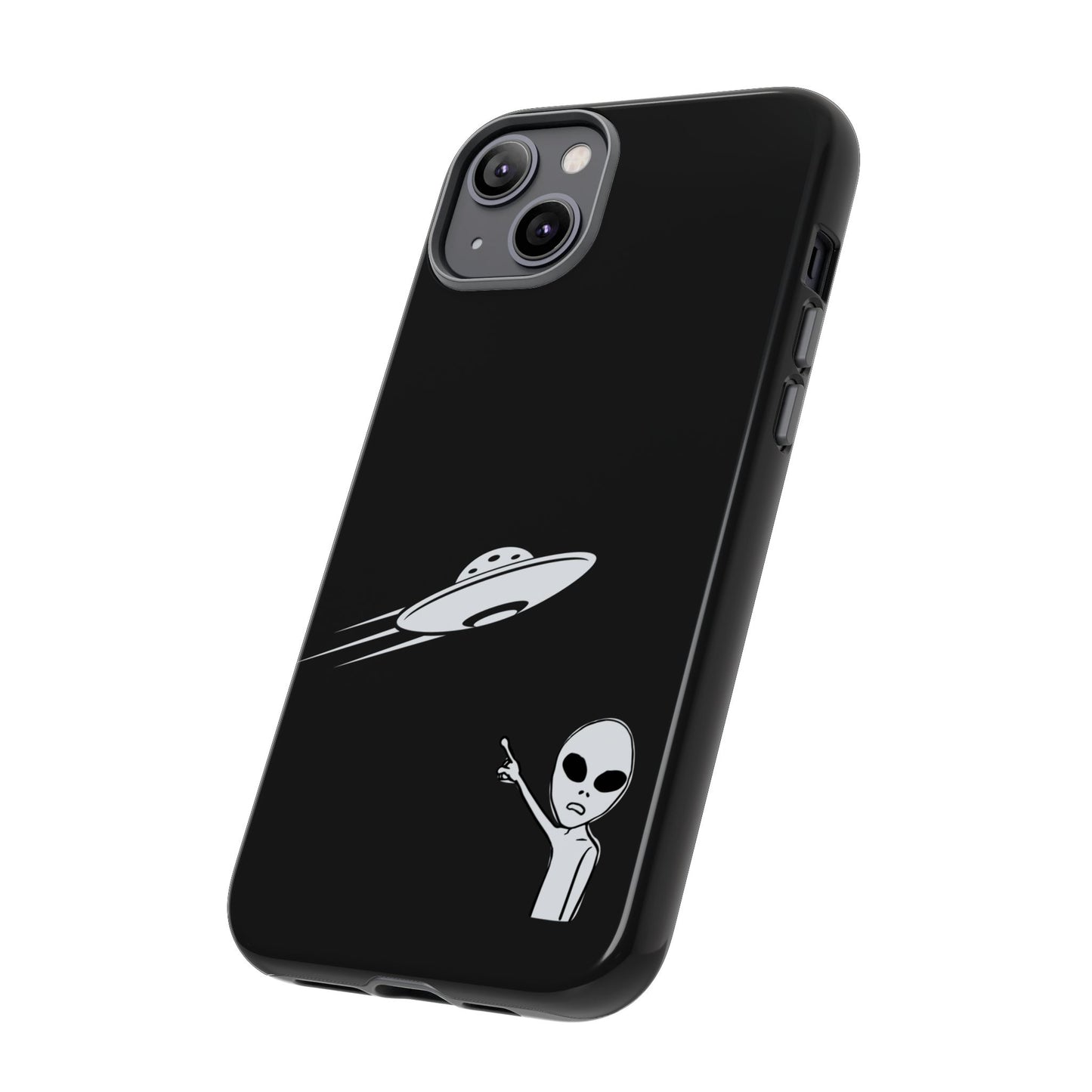 Alien UFO Phone Case, Supernatural Space Design, Sci Fi Aesthetic iPhone Samsung Pixel Cover