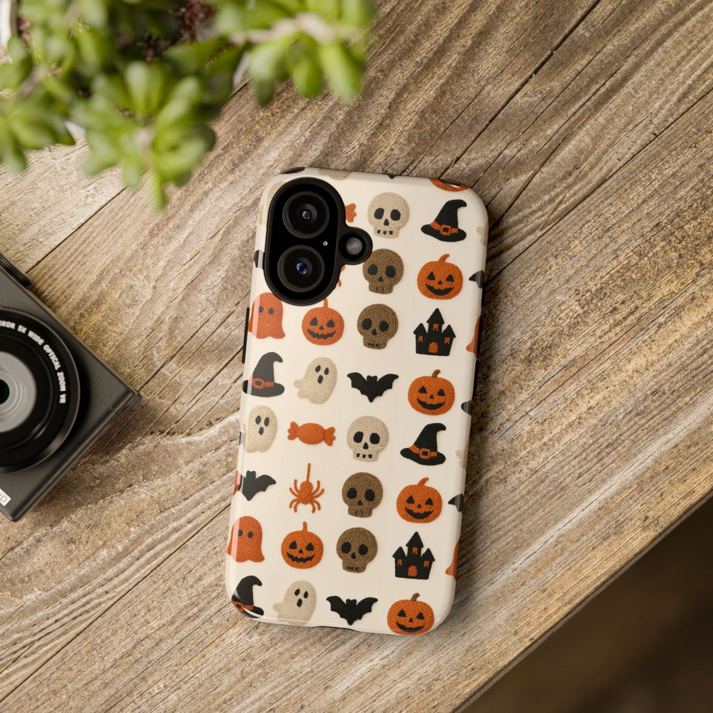 Spooky Pattern Cover-  iPhone Samsung Pixel Case