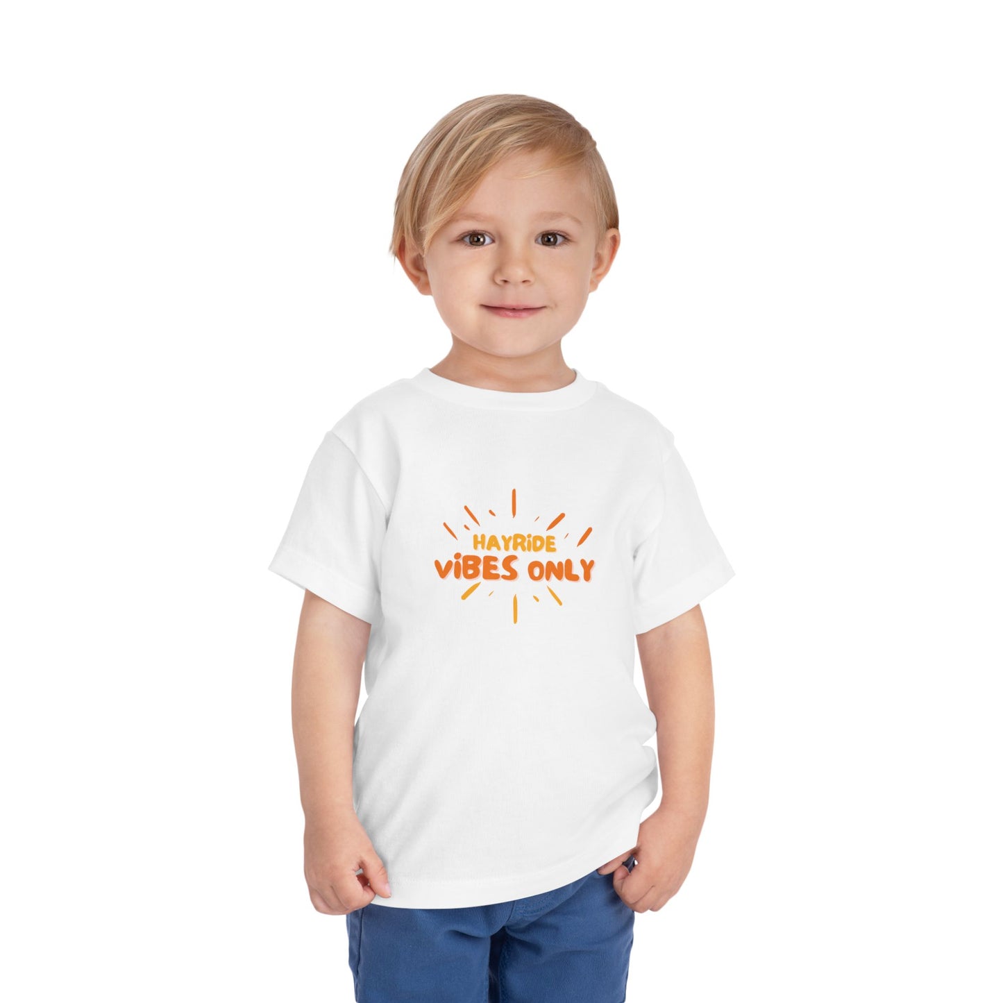 Hayride Vibes Toddler T-Shirt - Fall Festival Kids Tee