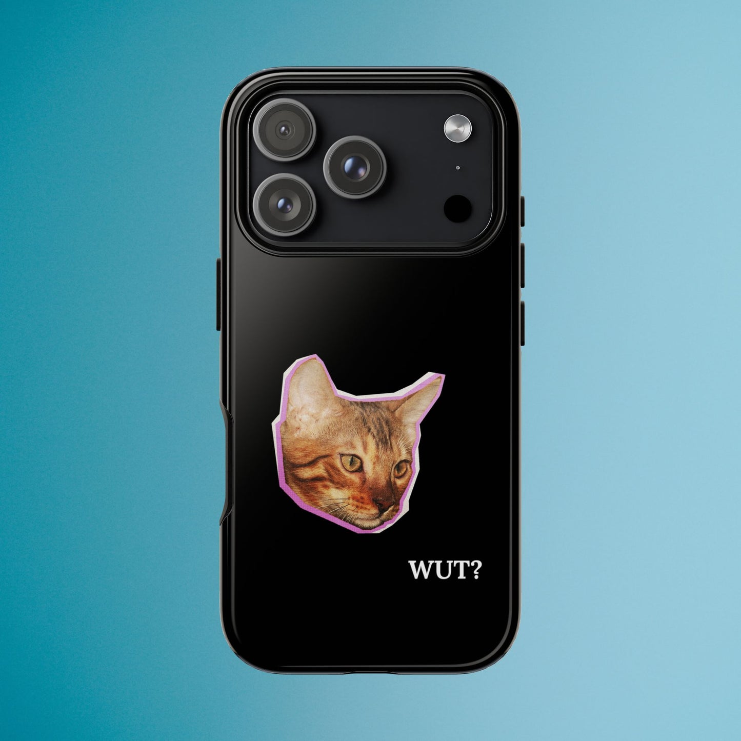 Funny Cat Meme Phone Case - iPhone, Galaxy, Pixel