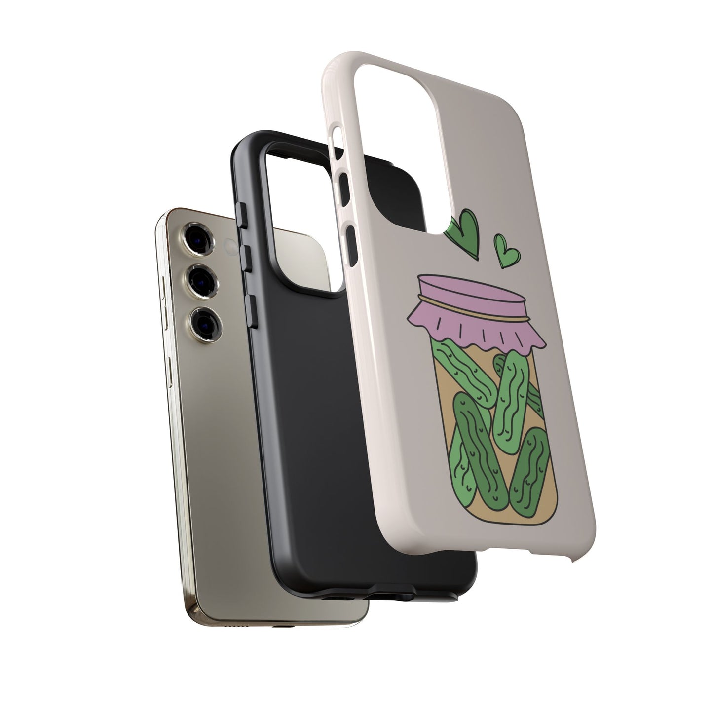 Pickle Jar Phone Case: iPhone, Pixel and Galaxy