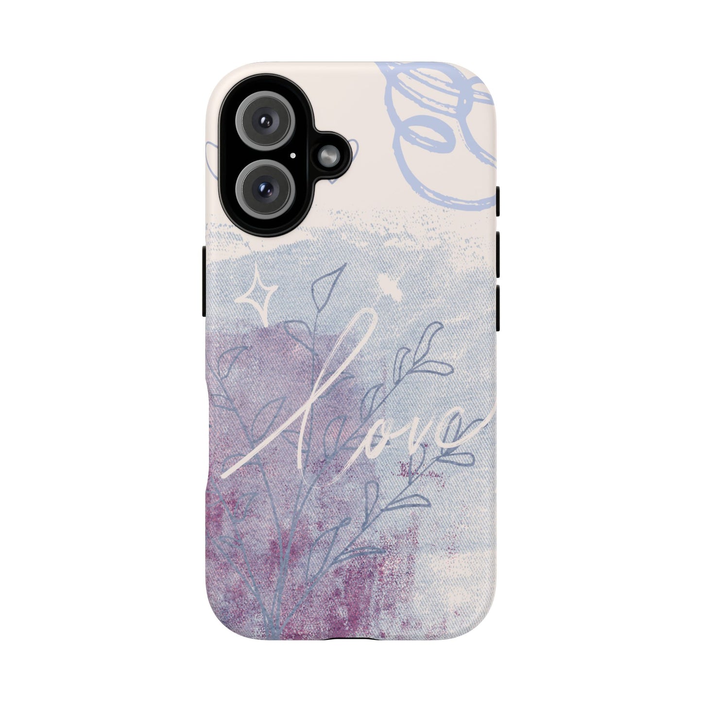Love Pastel Abstract Phone Case: iPhone, Pixel, Galaxy