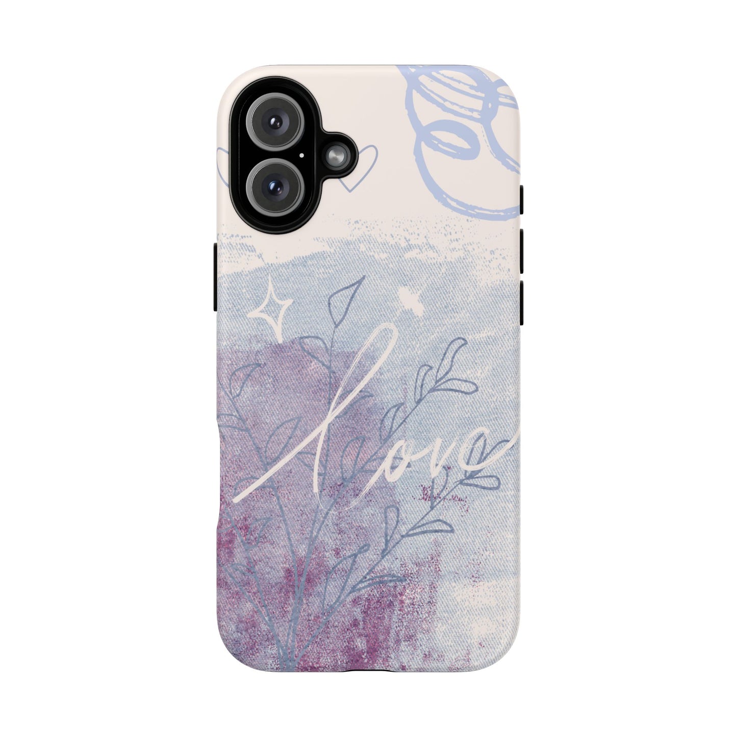 Love Pastel Abstract Phone Case: iPhone, Pixel, Galaxy